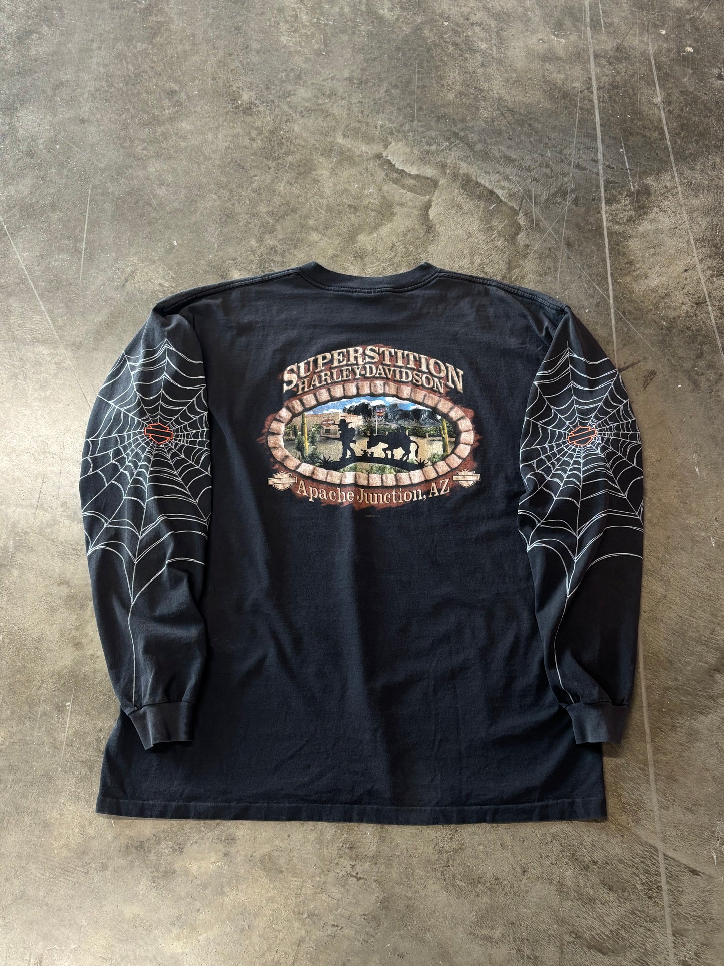 Vintage Harley Davidson Spiderweb xxl