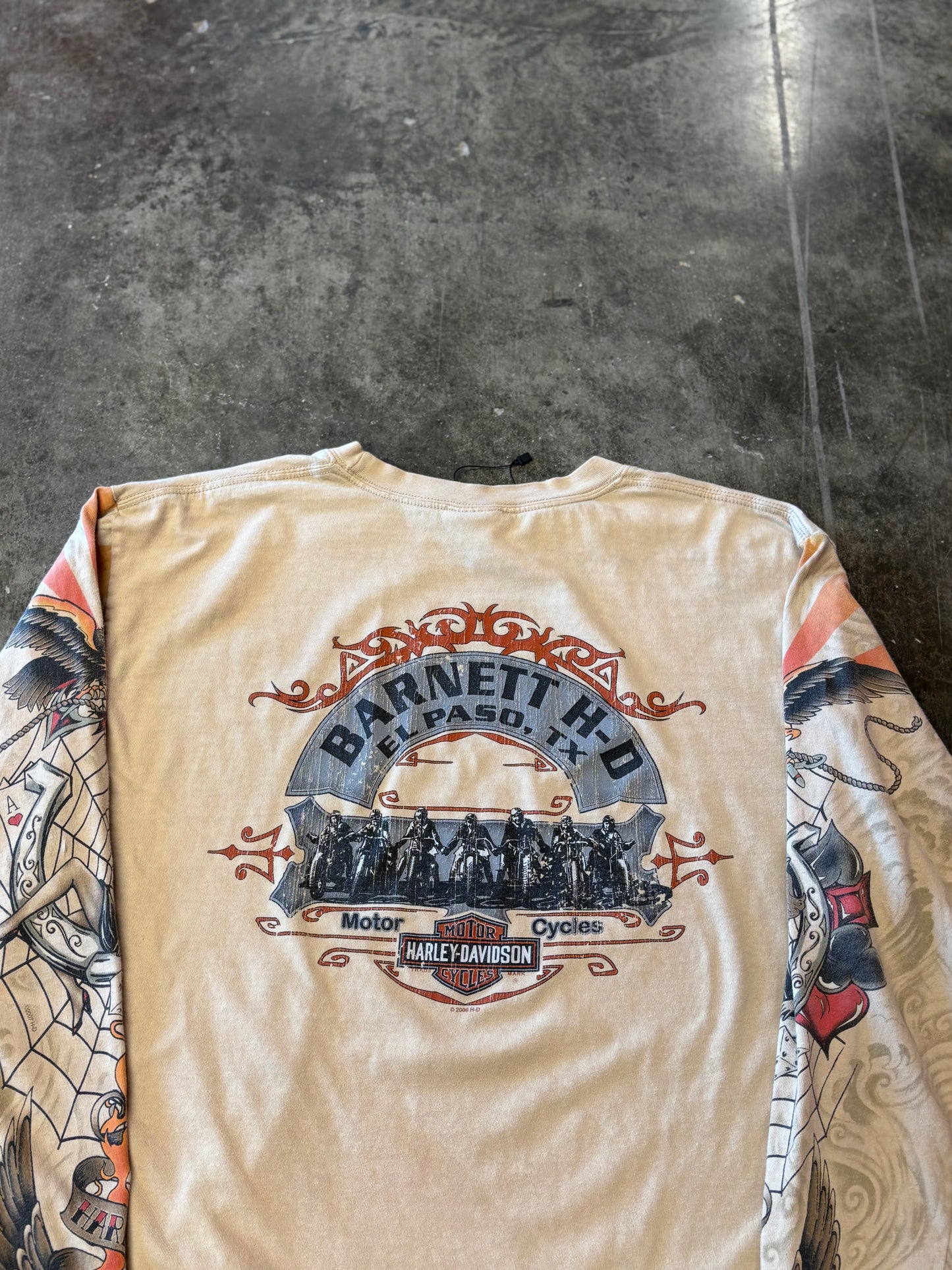 Harley Davidson Tattoo long sleeve size large