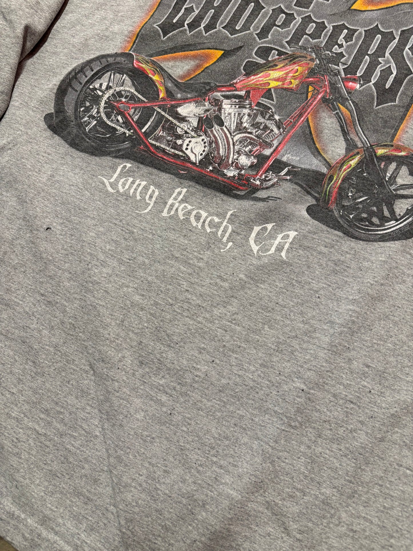 Vintage West Coast Choppers grey long sleeve shirt size XXXL