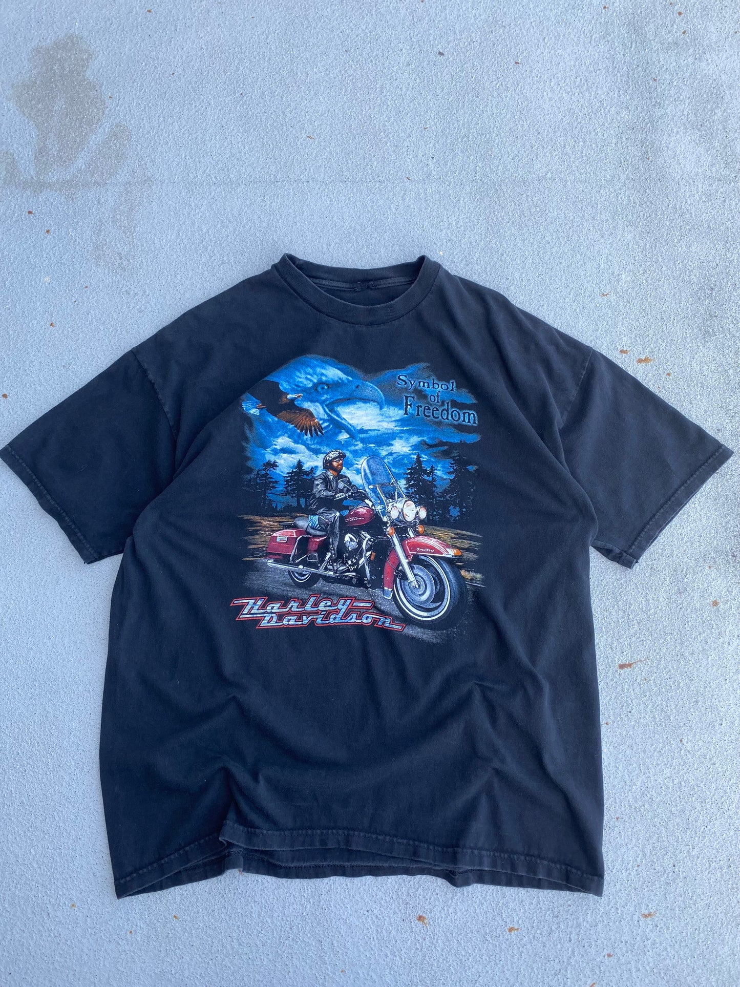 Vintage Harley Davidson Symbol of Freedom Shirt Size XL