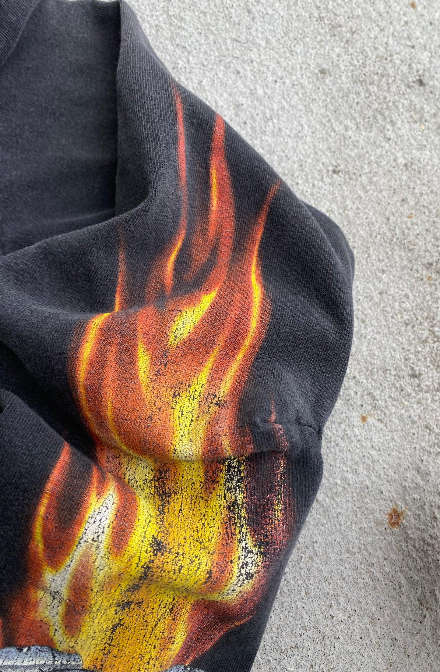 Harley Davidson Chrome flame longsleeve size large