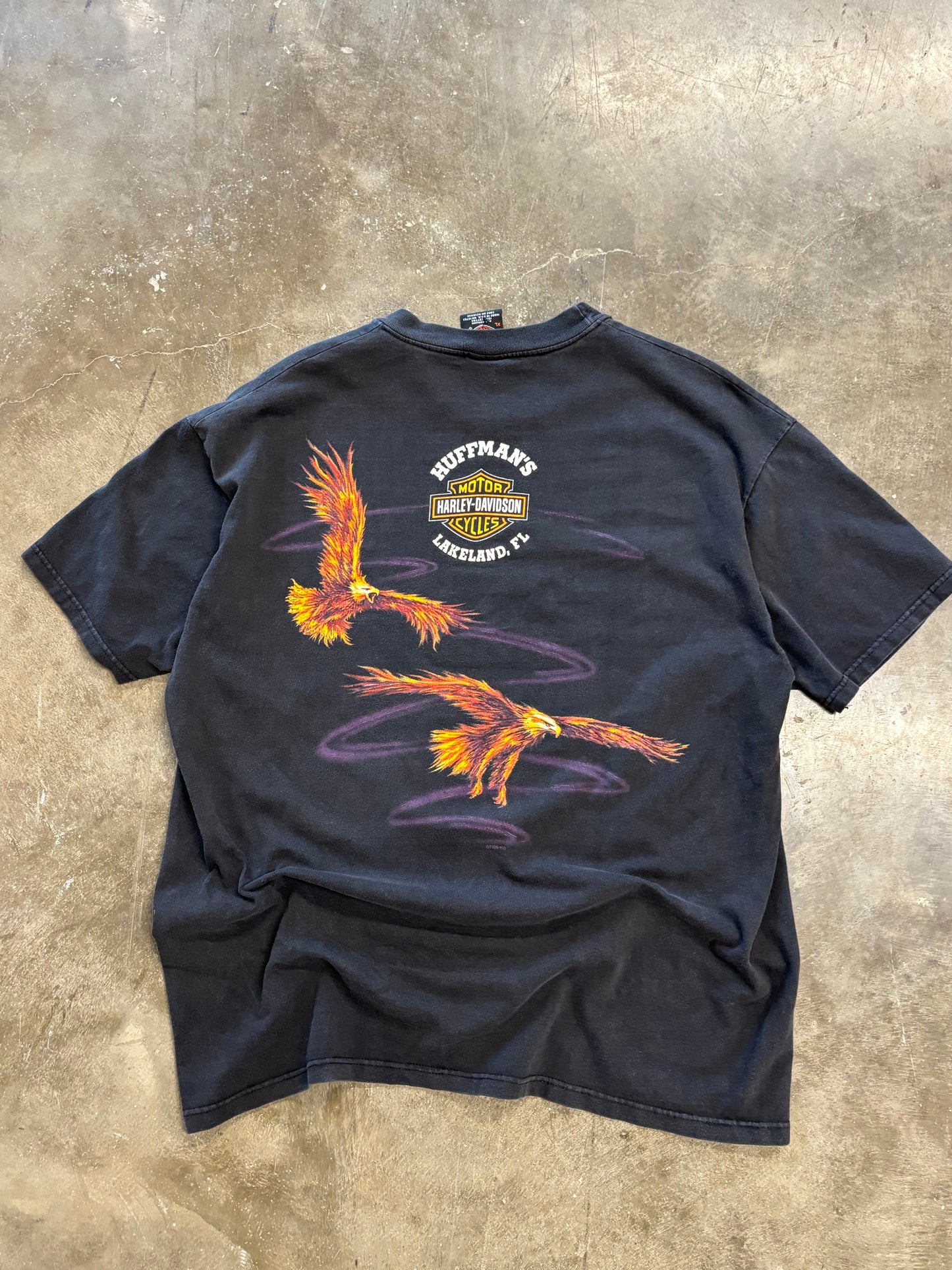 Vintage Harley Davidson Eagle AOP size extra large
