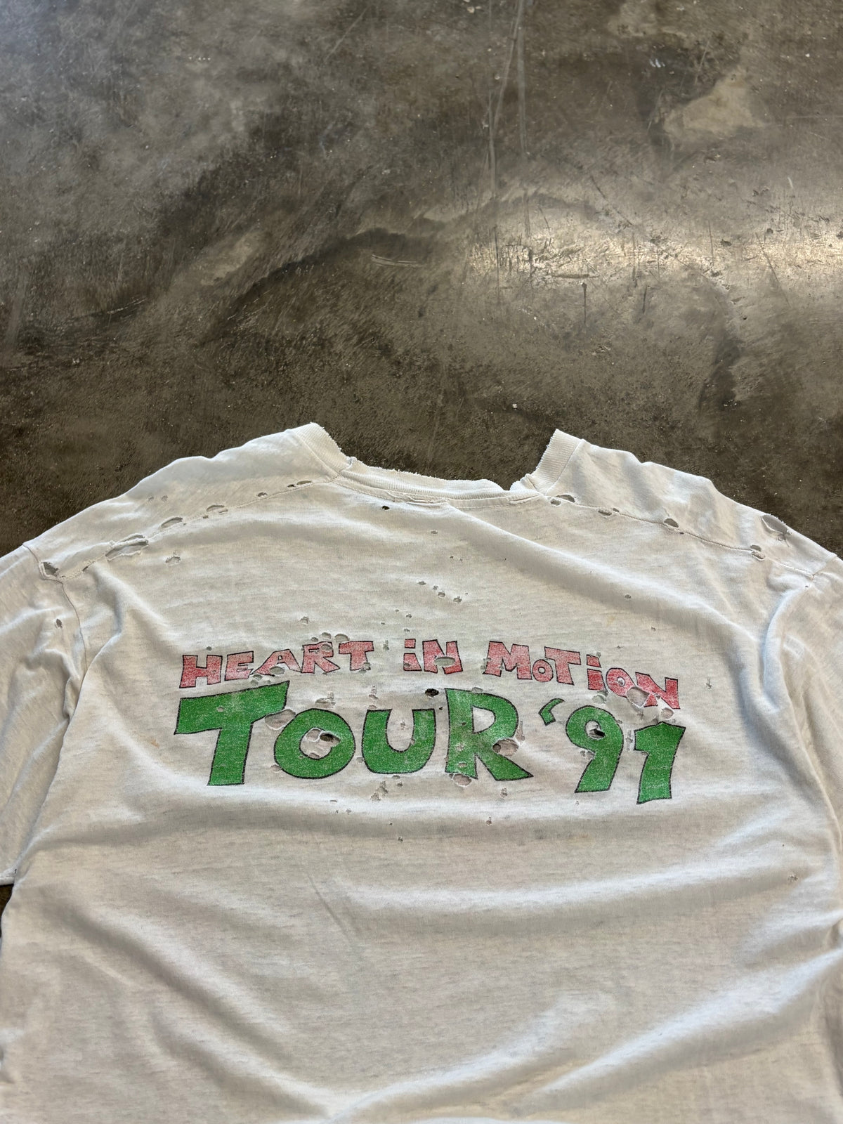 Vintage Thrashed and Distressed Amy Grant shirt size xl