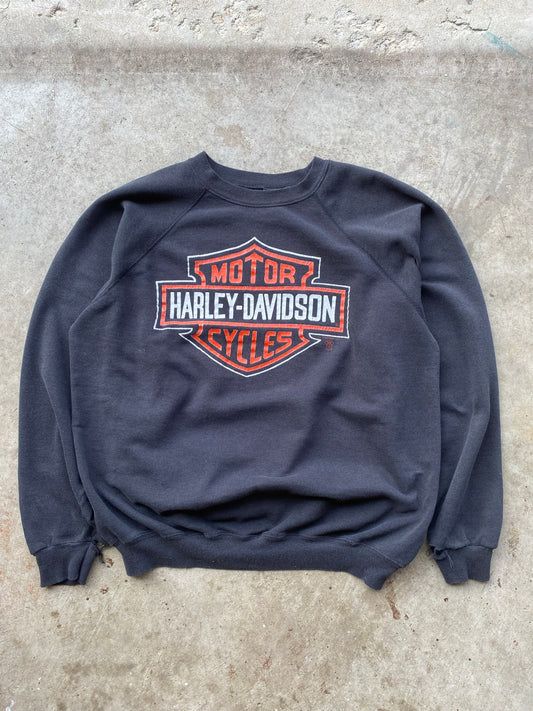 Vintage 80’s Harley Davidson Shield Logo sweatshirt size Extra Large