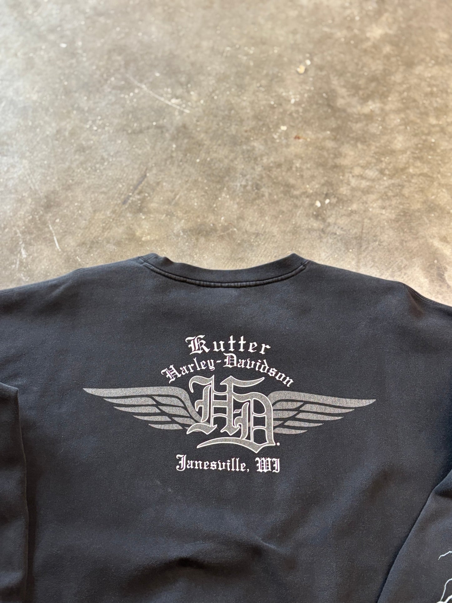 Vintage Harley Davidson Pig Lightning sweatshirt size xxl