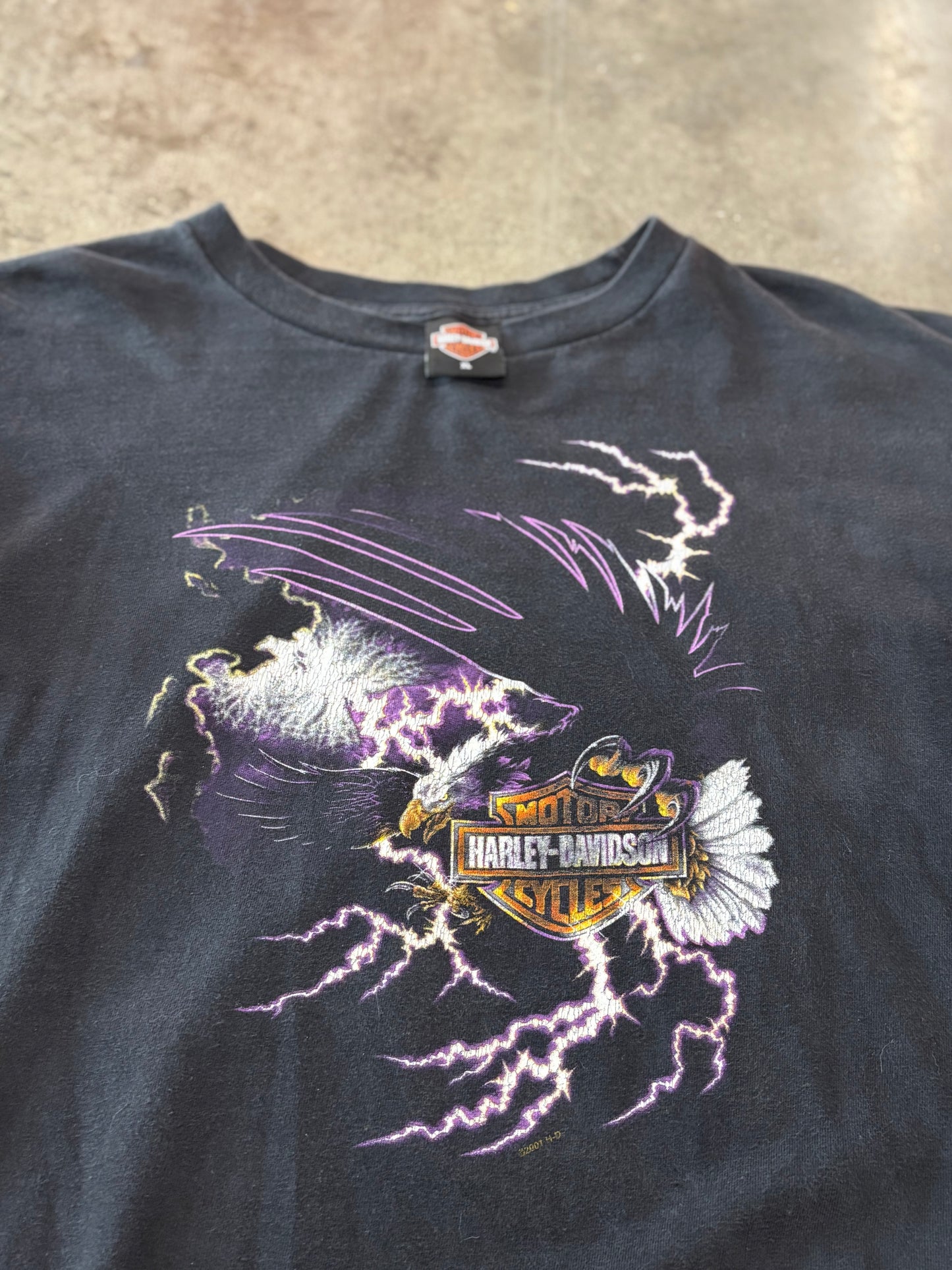 Vintage Harley Purple Lightning long sleeve size xl