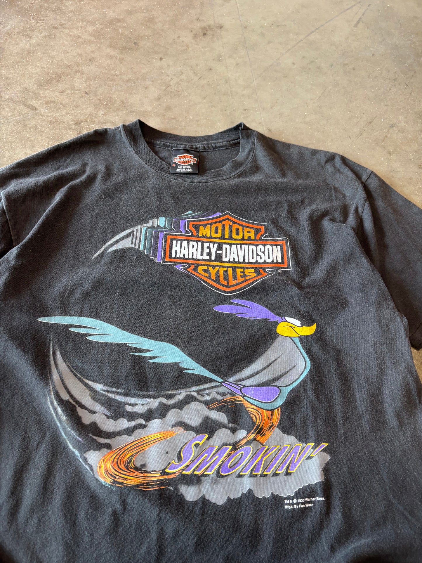 Vintage Harley Davidson looney tunes shirt size extra large