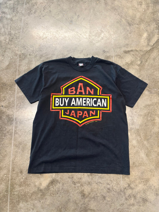 Vintage Ban Japan Buy American Harley Shirr size XL
