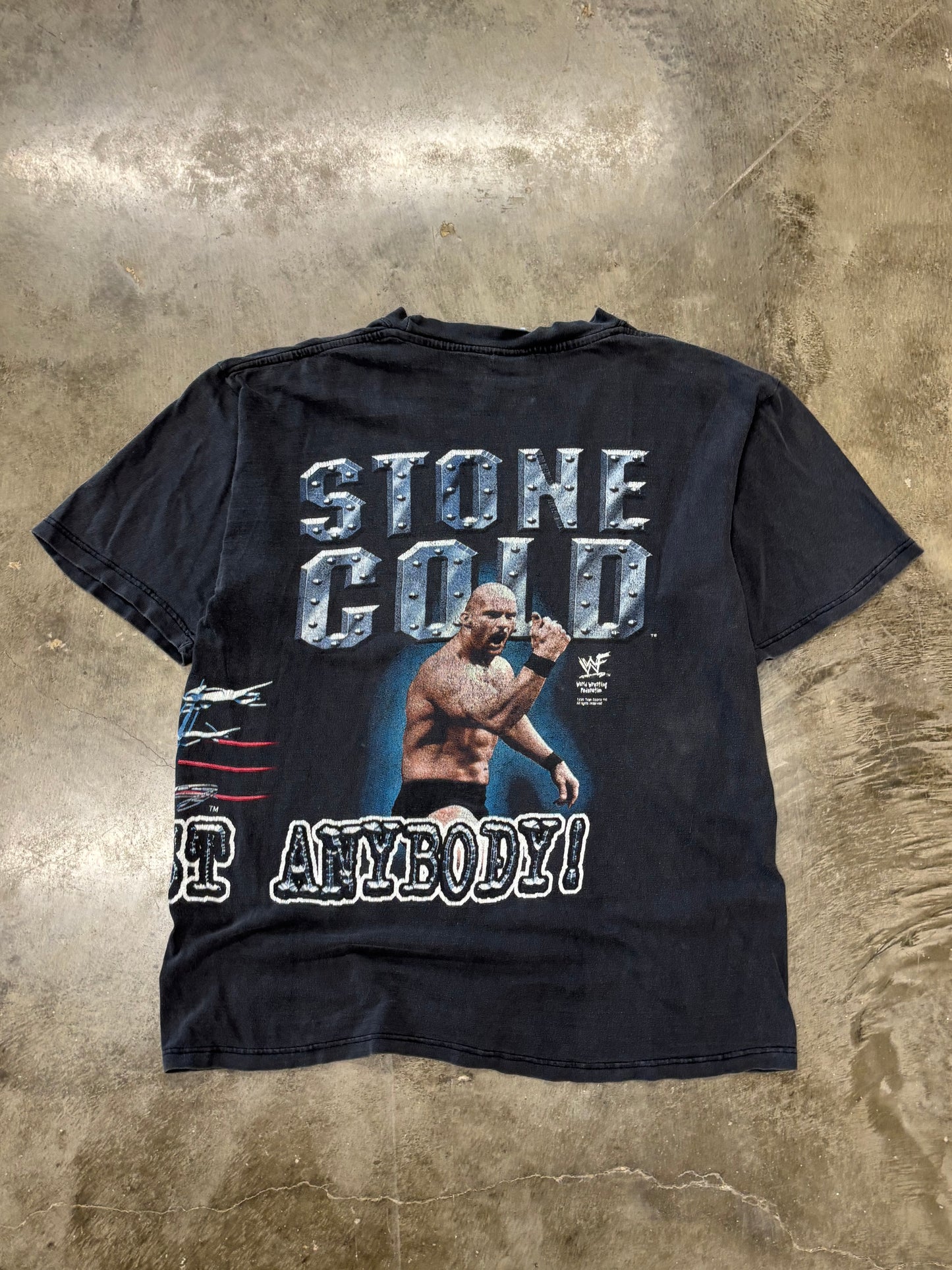 Vintage Faded Stone Cold shirt size large