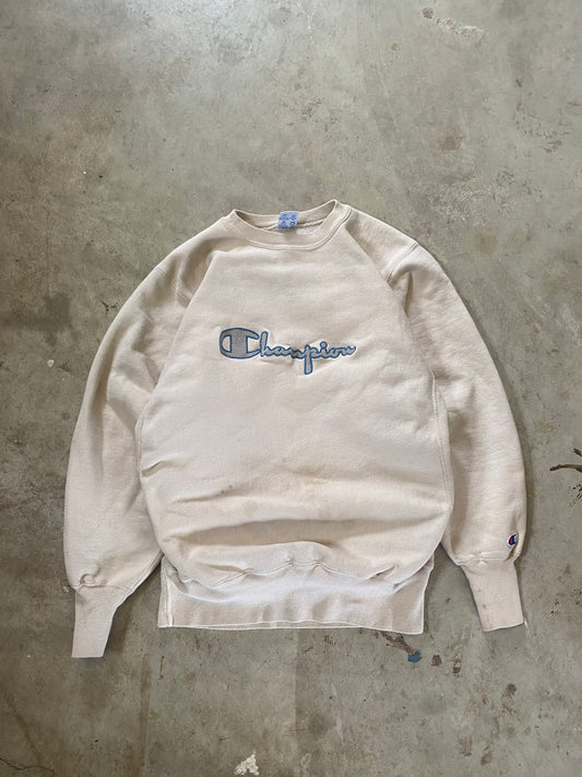 Vintage Champion Reverse Weave Earth Tone logo sweatshirt size large