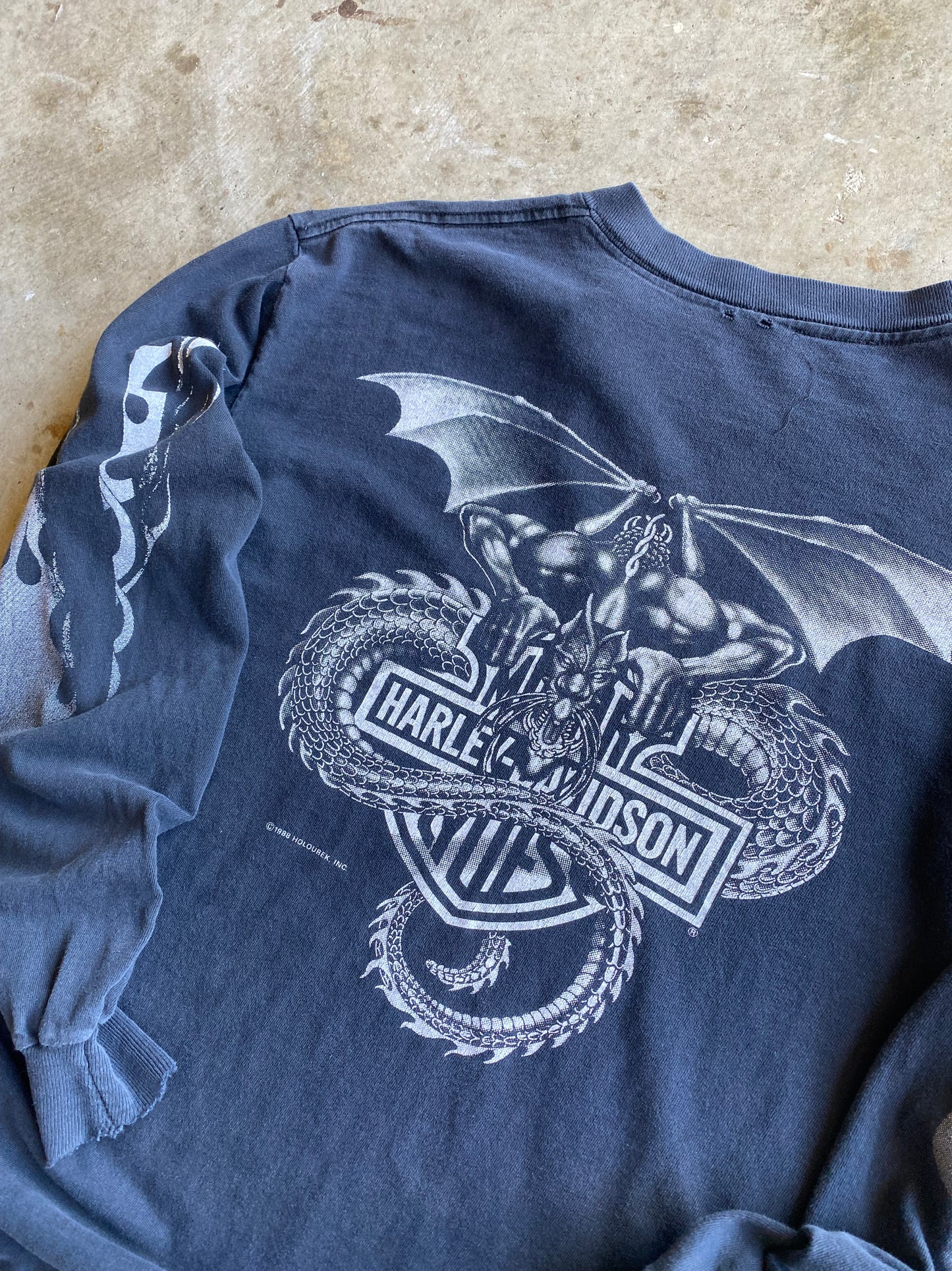 Vintage Harley Davidson Holy Grail Long sleeve size large