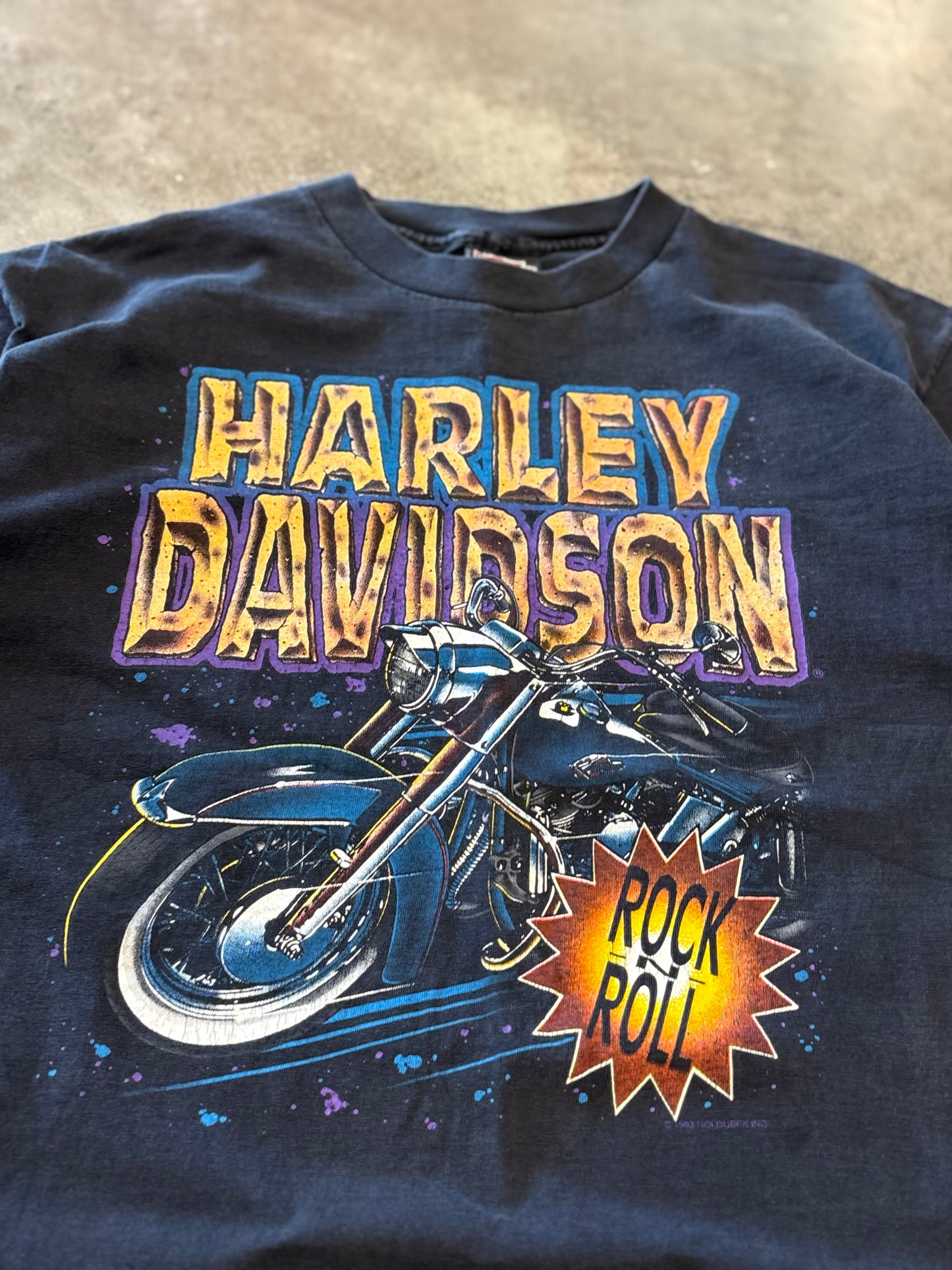 Vintage Harley Davidson Rock n Roll shirt size large