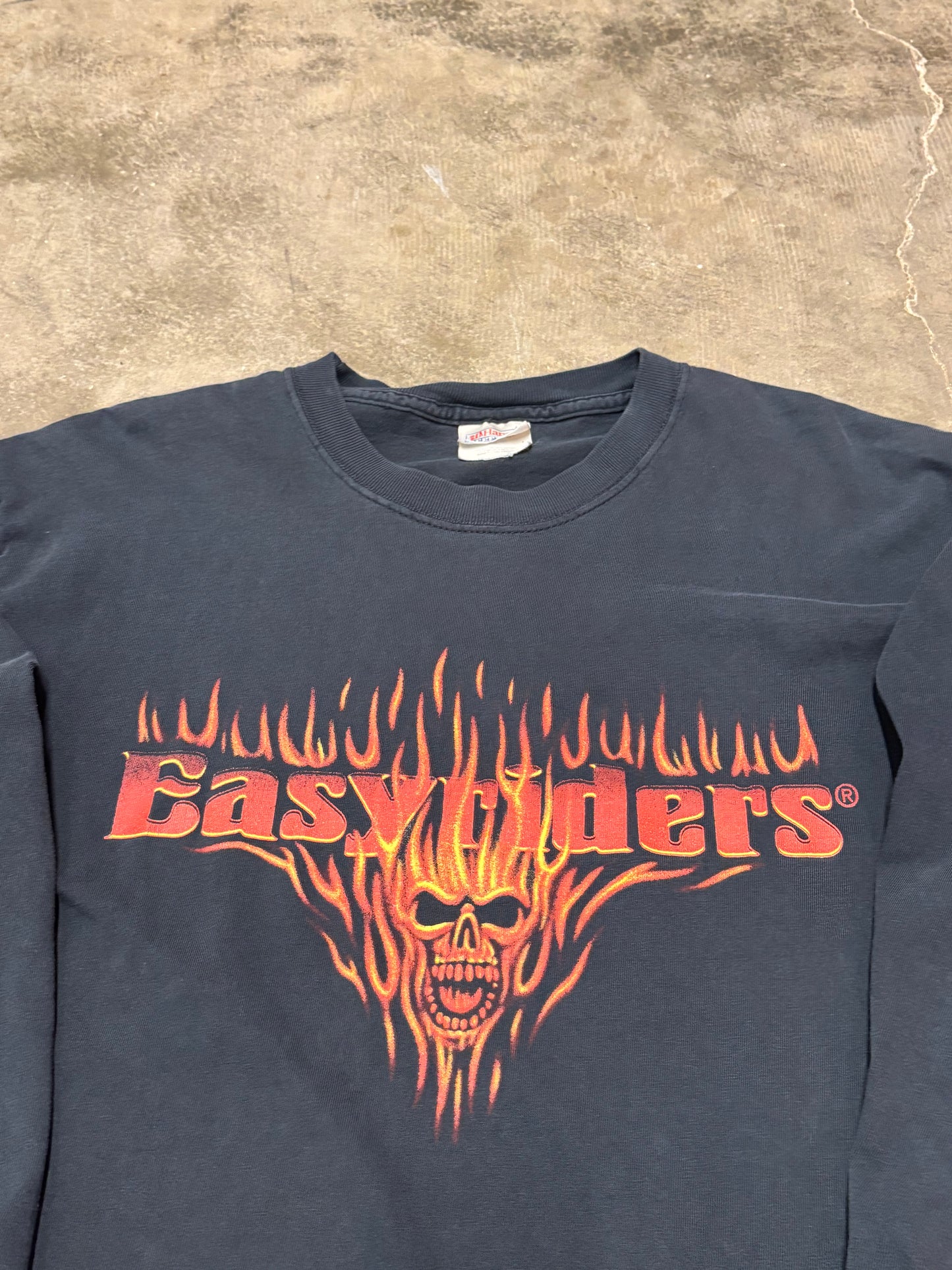 Vintage Easyriders skull long sleeve size large