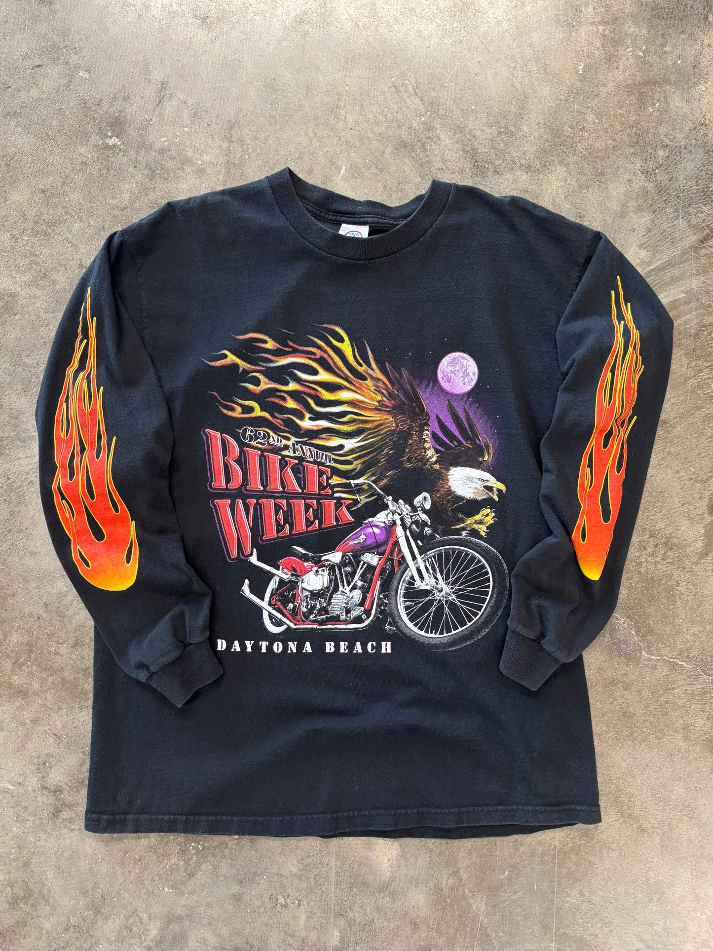 Vintage Bike Week long sleeve size large