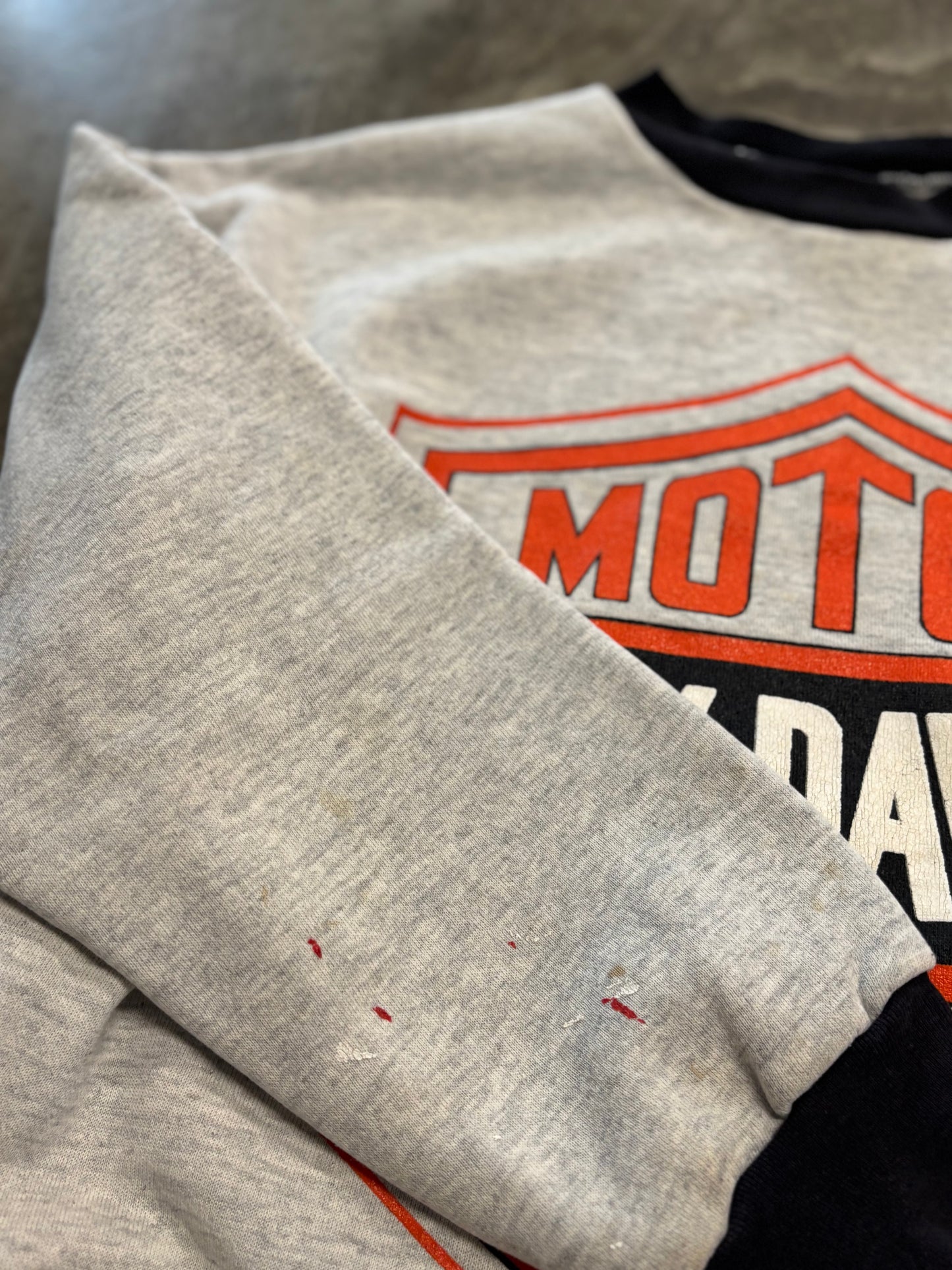 Vintage Harley Davidson Big Shield sweatshirt size large