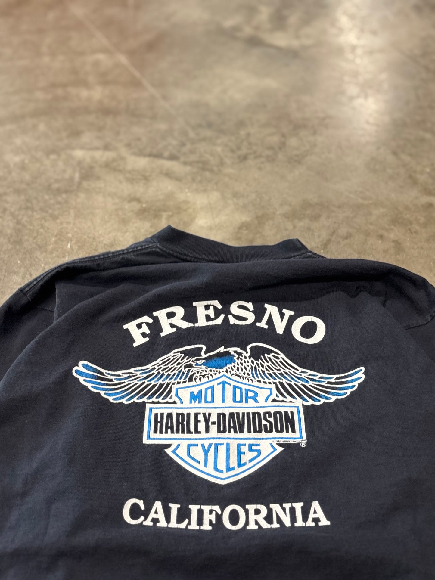 Vintage Harley Davidson wolf shirt size large