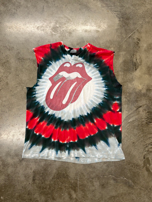 Vintage Rolling Stones chopped shirt size xl