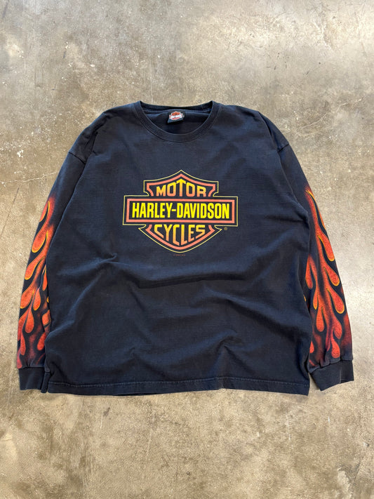 Vintage Harley Davidson Inferno long sleeve size xxl