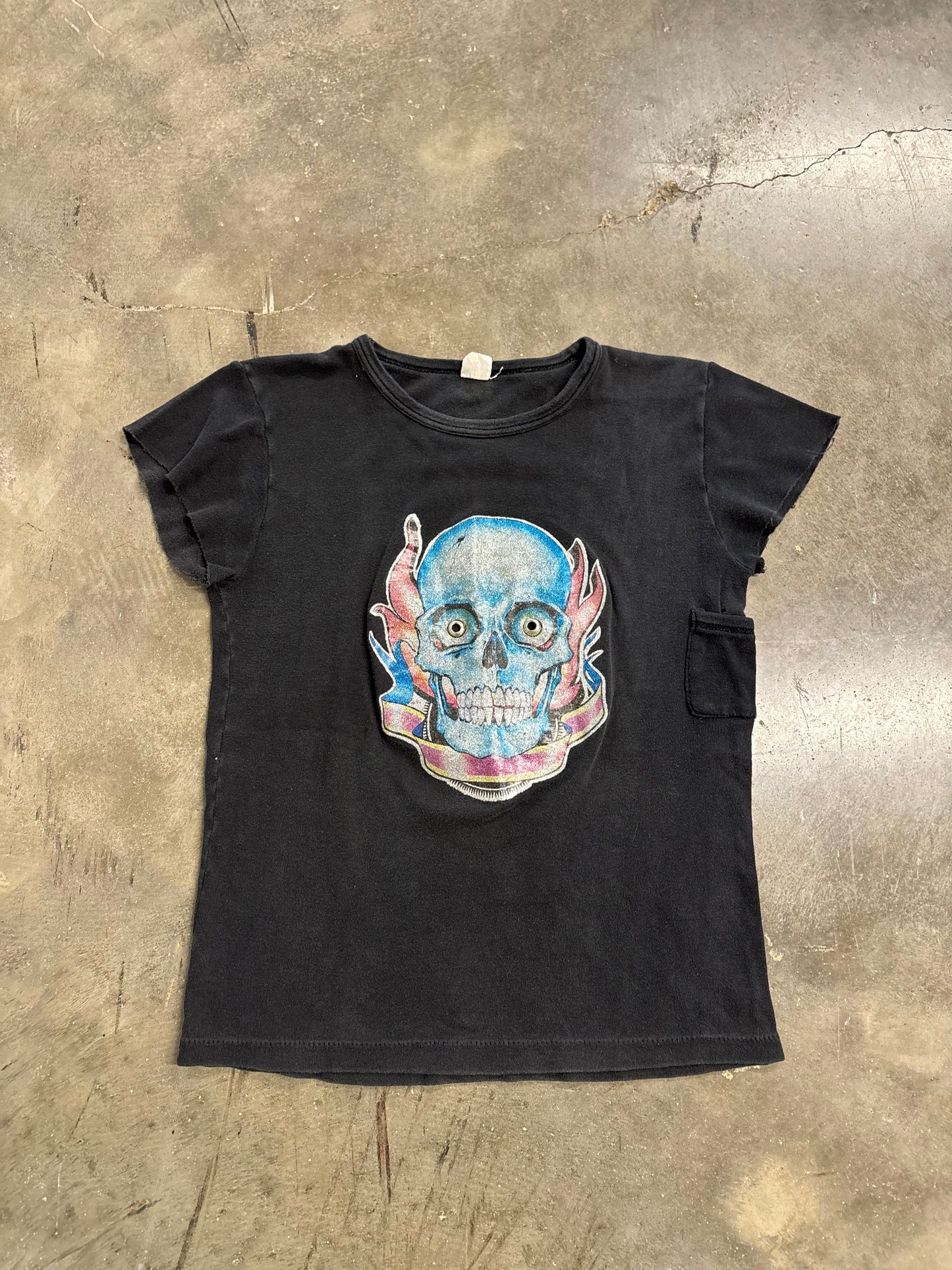Vintage 70’s skull top size small