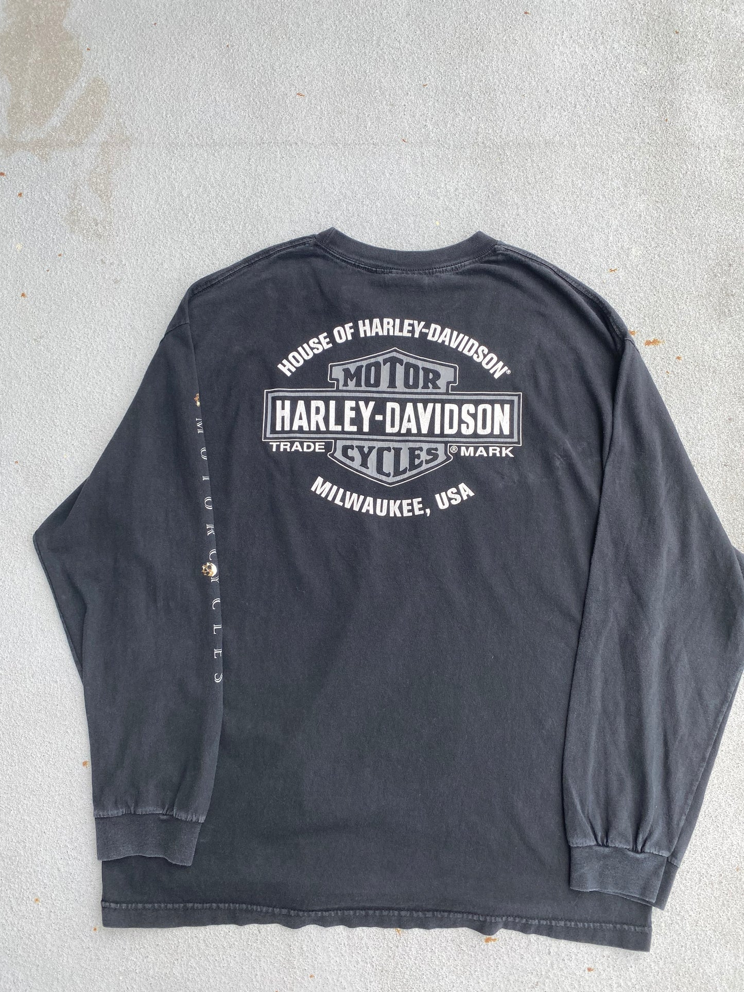 Harley Davidson Skull Longsleeve size XL