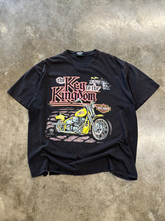Vintage Harley Davidson Key to the Kingdom shirt size xl