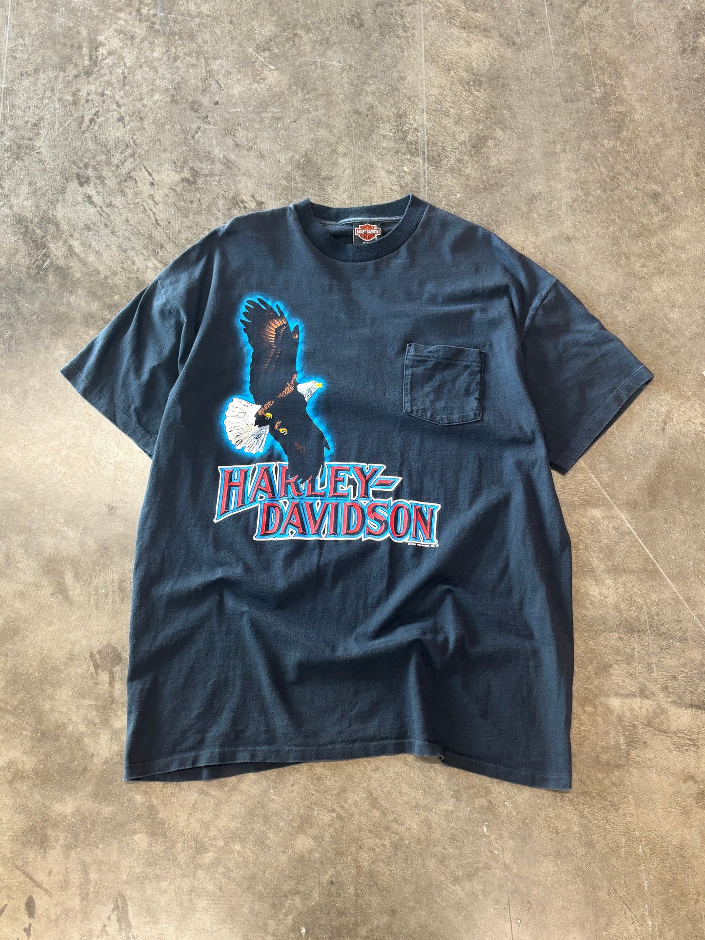 Vintage Harley Davidson Eagle shirt size xxxl fits xl
