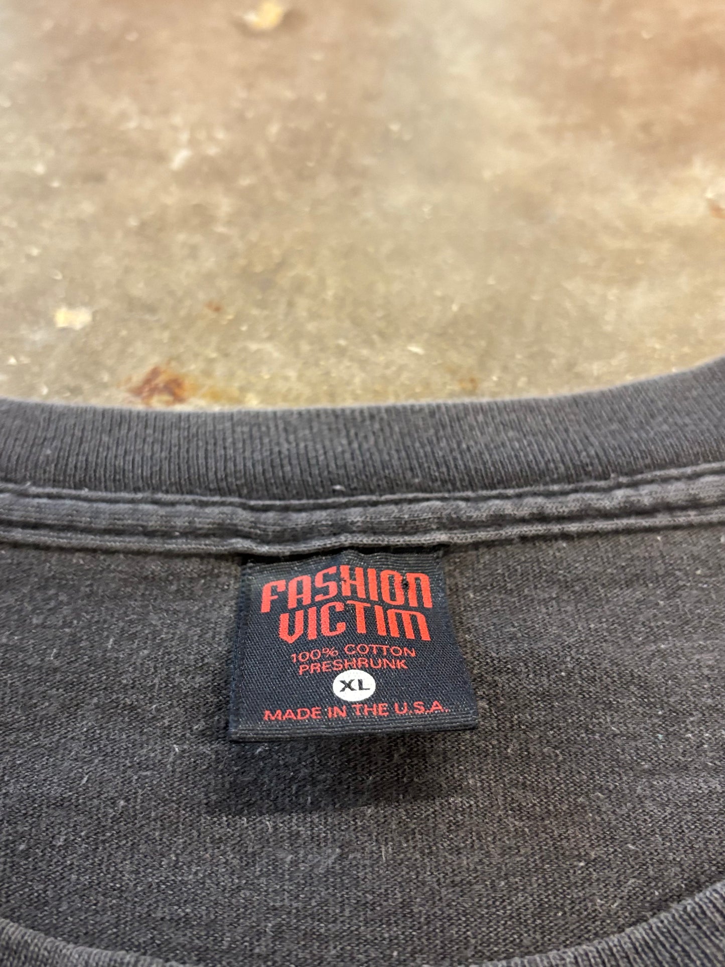 Vintage Fashion Victim faded alien shirt size xl