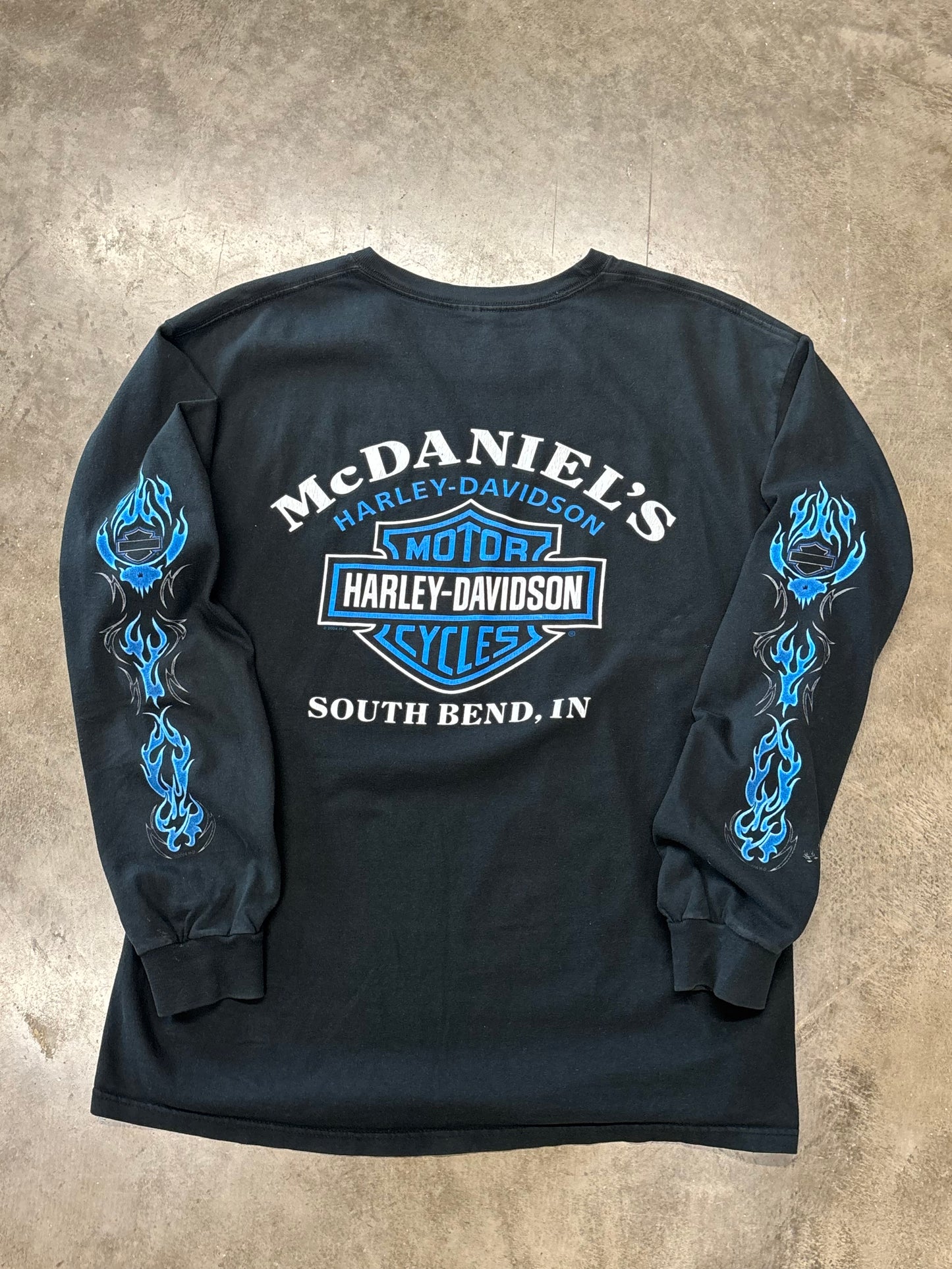 Vintage Harley Davidson Skull long sleeve shirt size xl