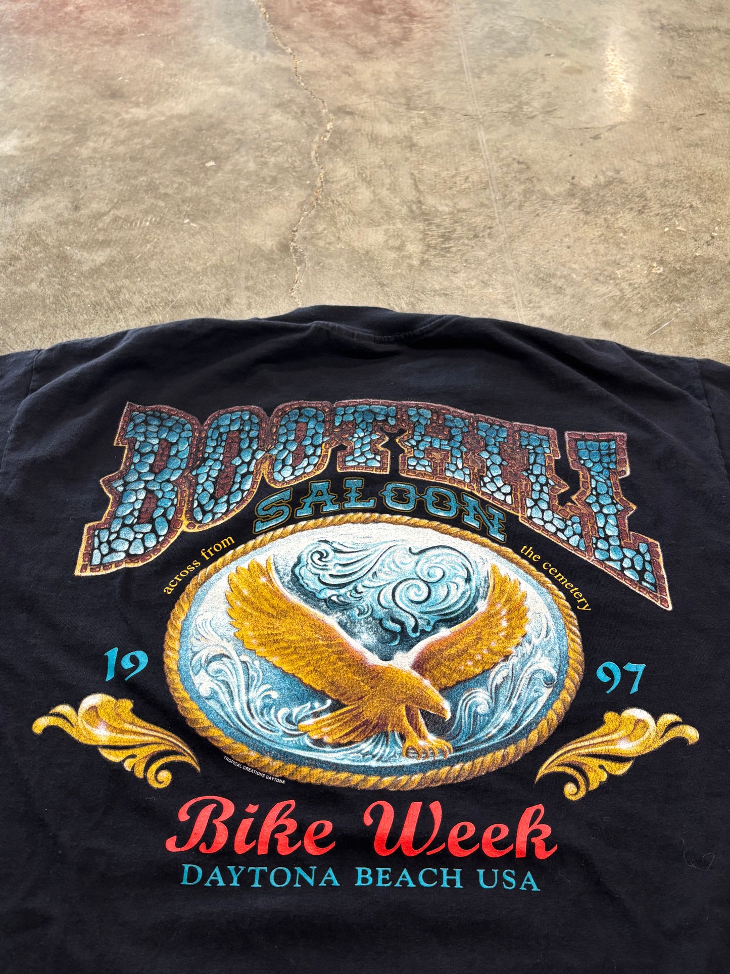 Vintage Boothill Rally buckle pocket shirt size xl