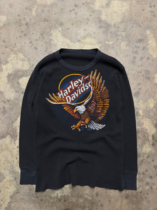 Vintage Harley Davidson thermal long sleeve shirt size large