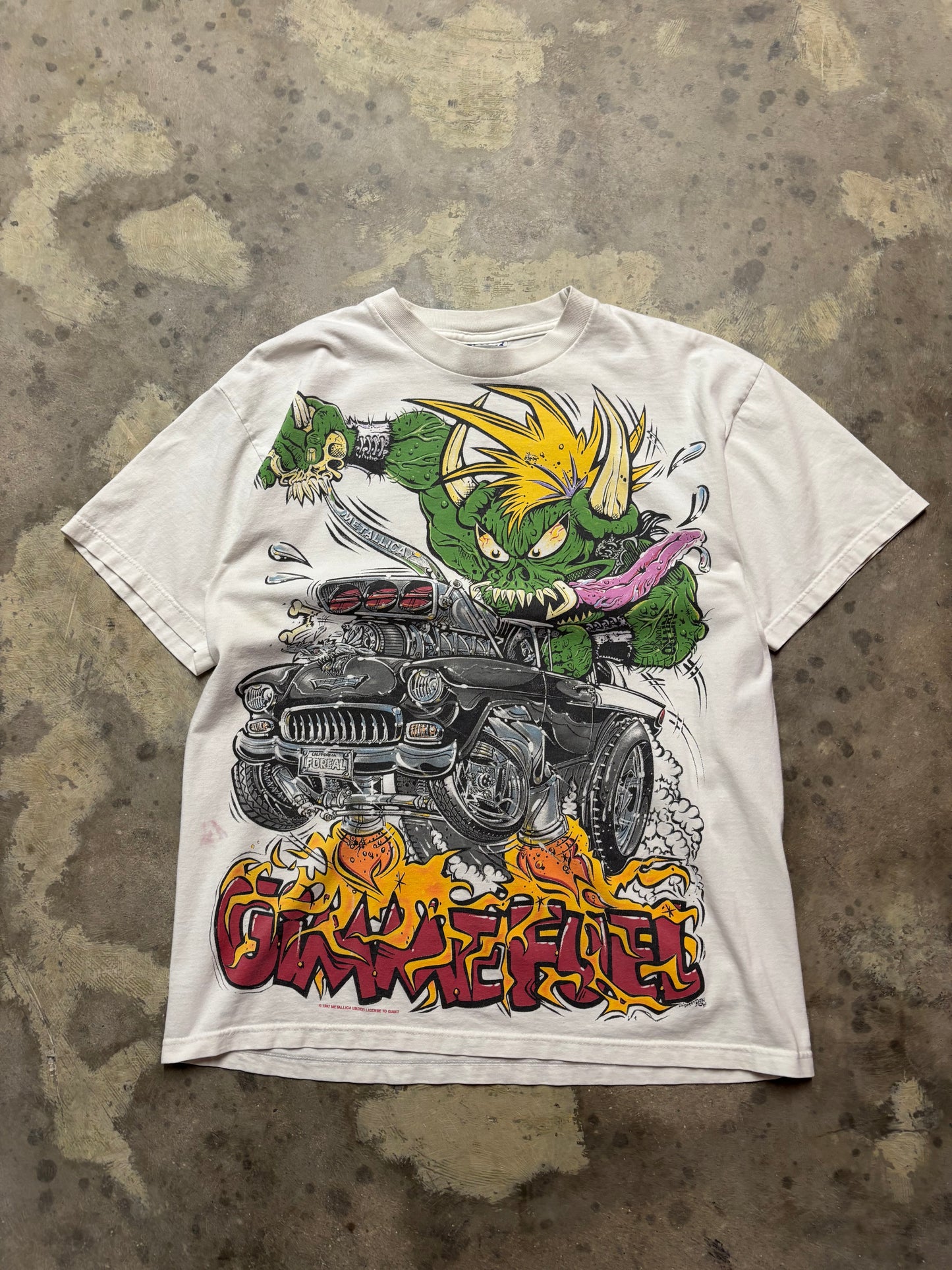 Vintage Metallica Ed Roth shirt size large