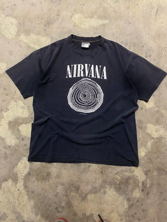 Vintage Nirvana Vestiuble Brockum Tag shirt size Extra large