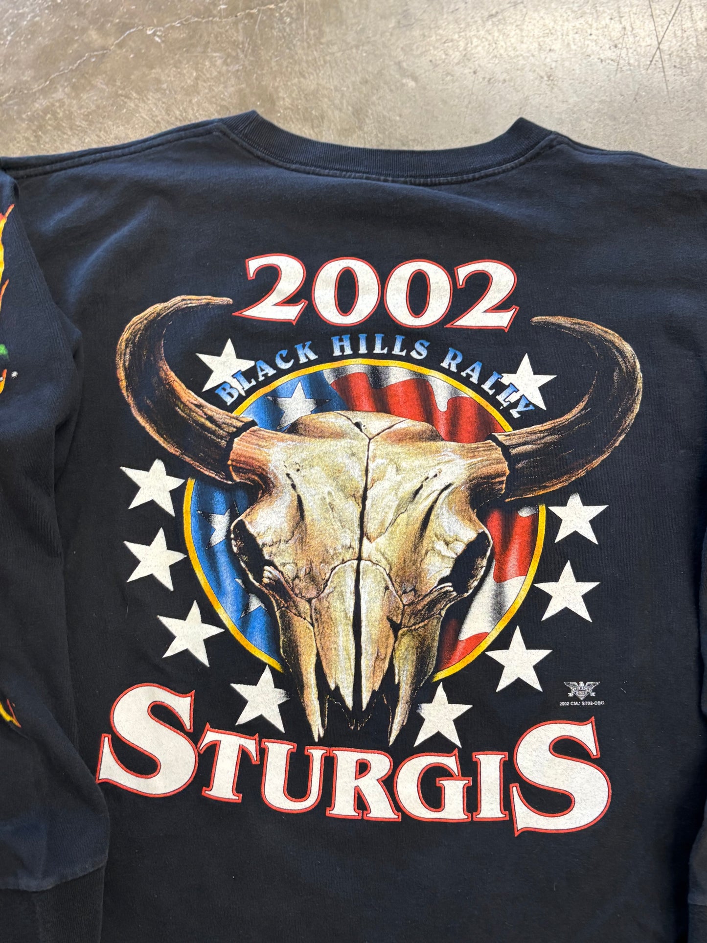 Vintage Jester flame long sleeve size large