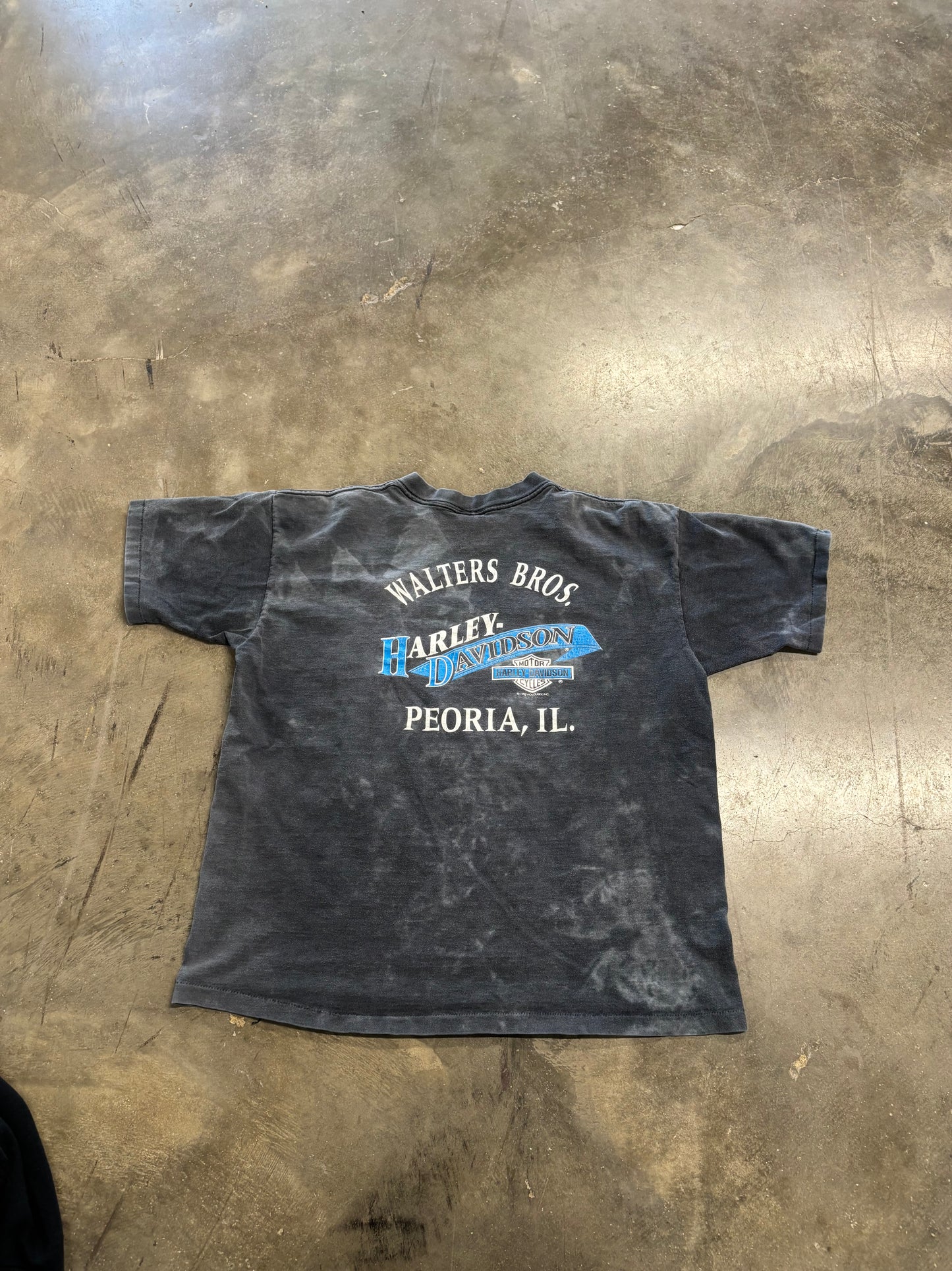 Vintage Fragment Faded Harley Davidson Eagle shirt size large