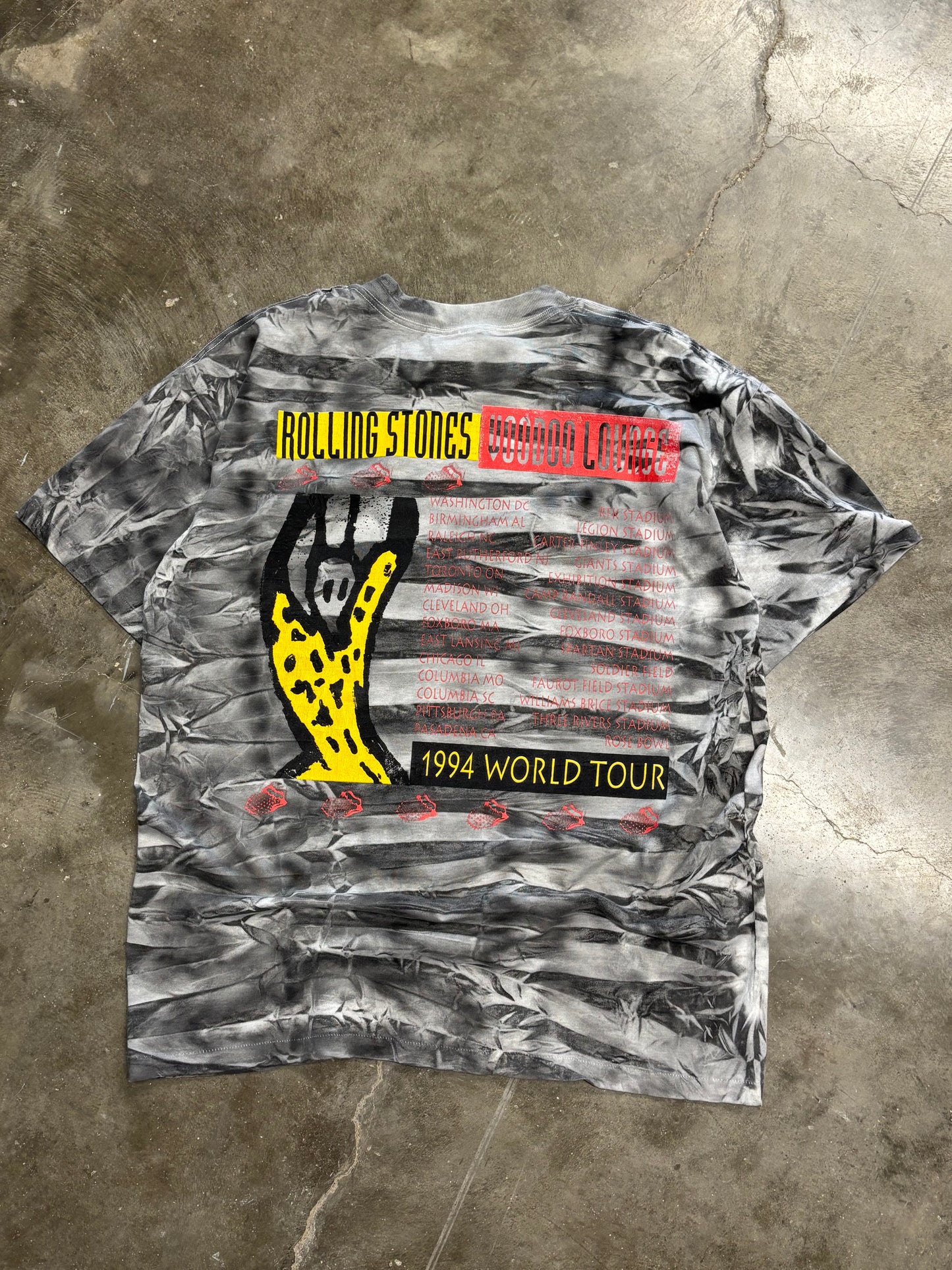 Vintage Rolling Stones voodoo lounge shirt size extra large
