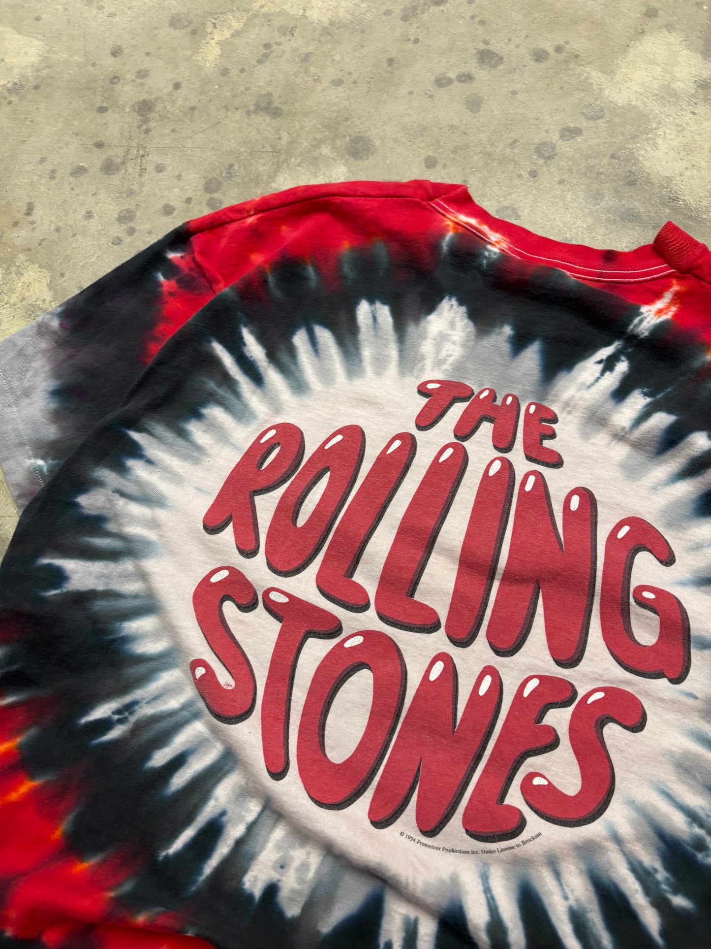 Vintage Rolling Stones Tie Dye shirt size extra large