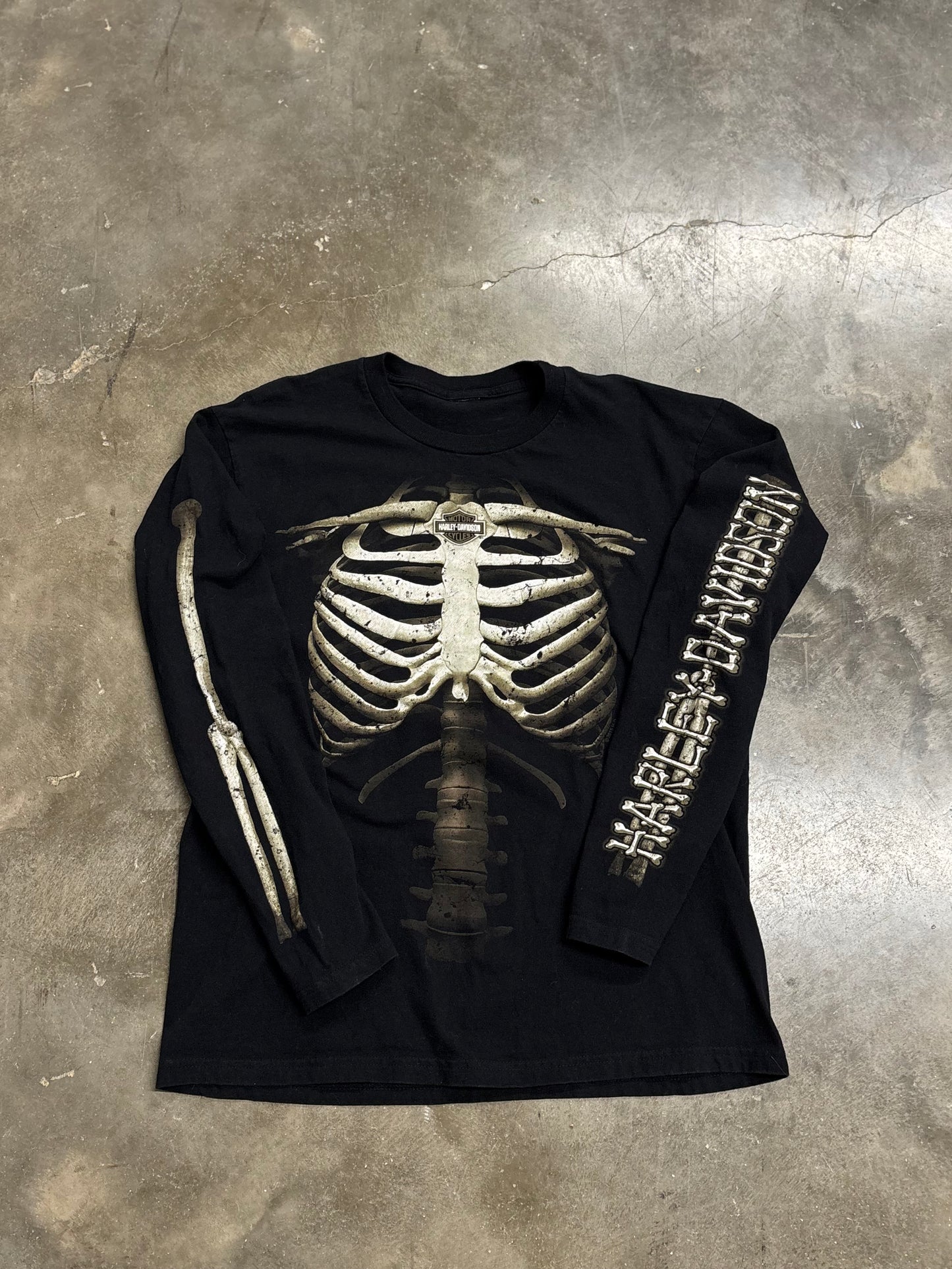 Harley Davidson Ribcage long sleeve size large