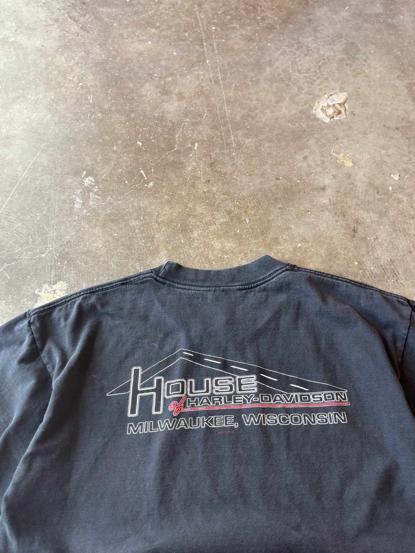 Vintage Harley Davidson chain gang shirt size large