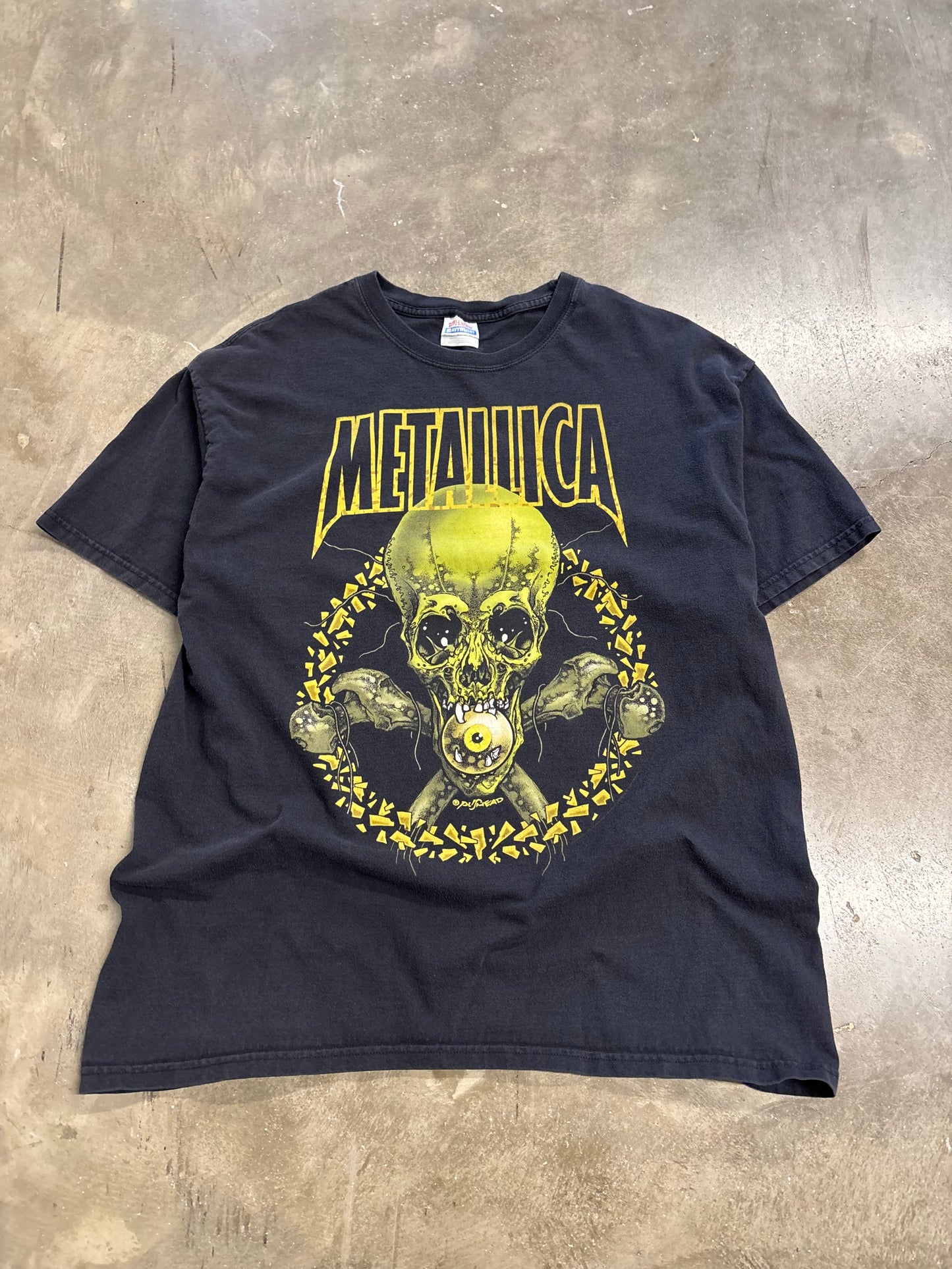 Vintage Metallica Pushead Four Leaf Clover size XL