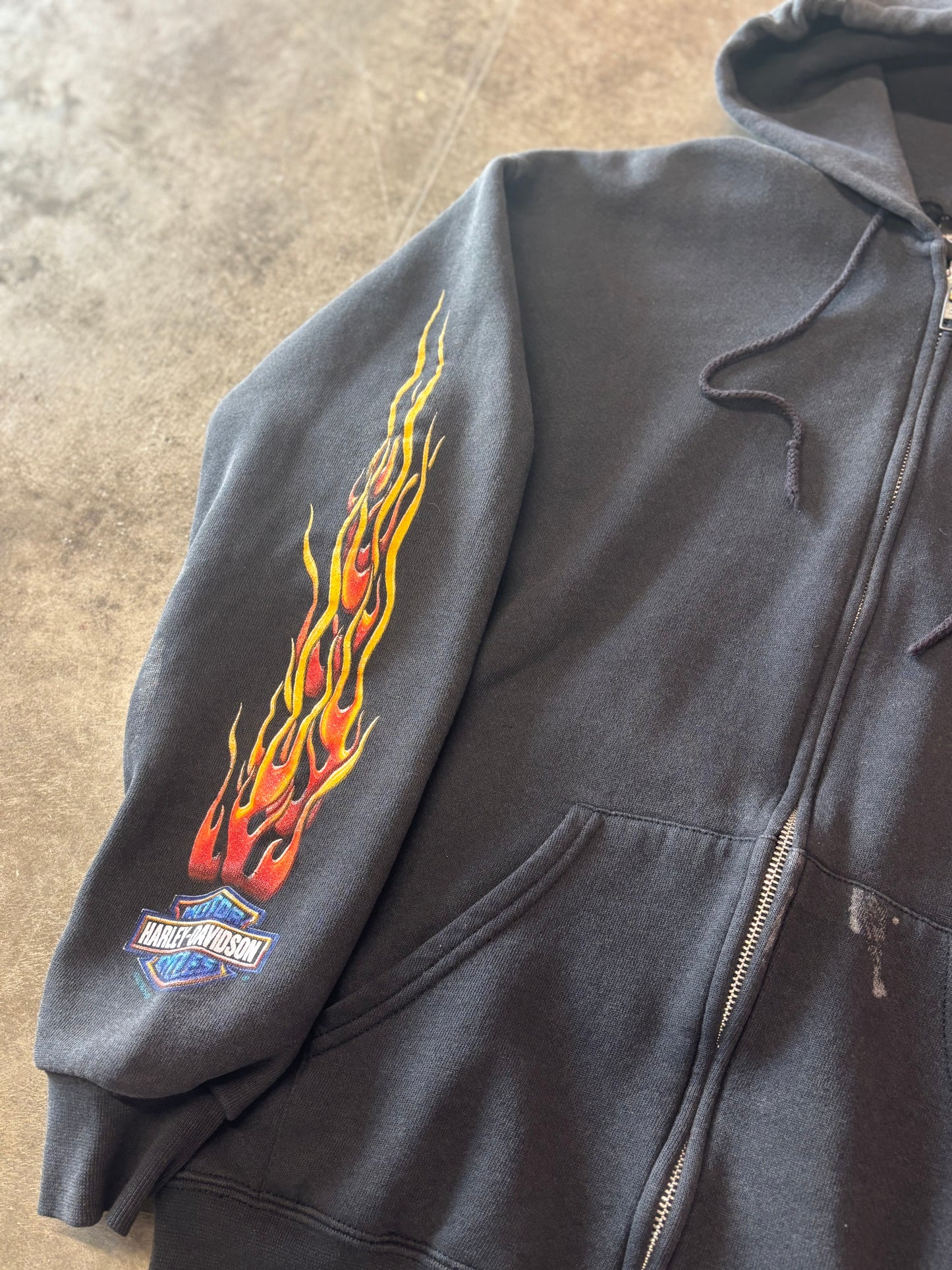 Vintage Harley Davidson zip up size mediums