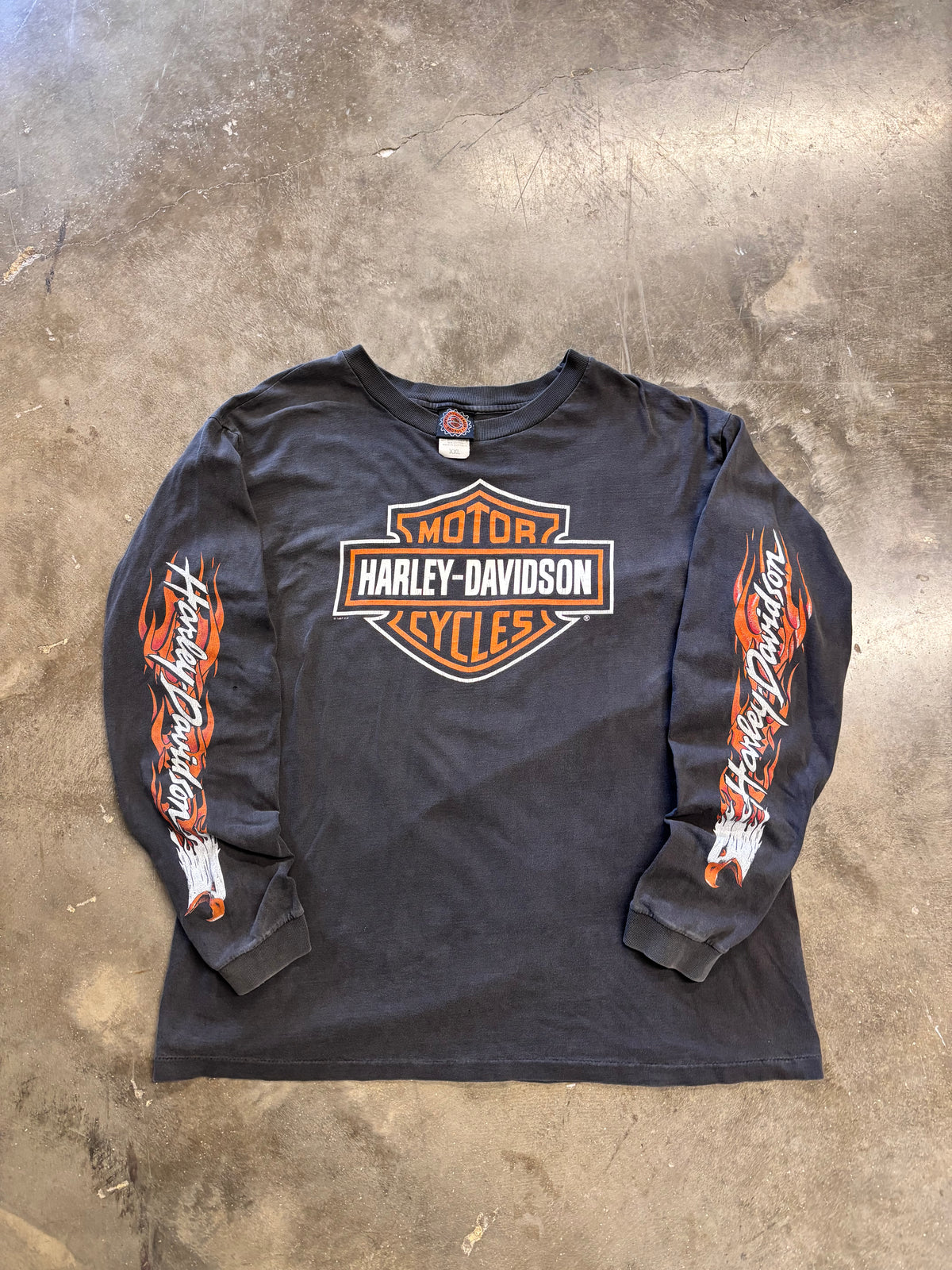 Vintage Harley Davidson Rare Australia Fader size XXL fits XL