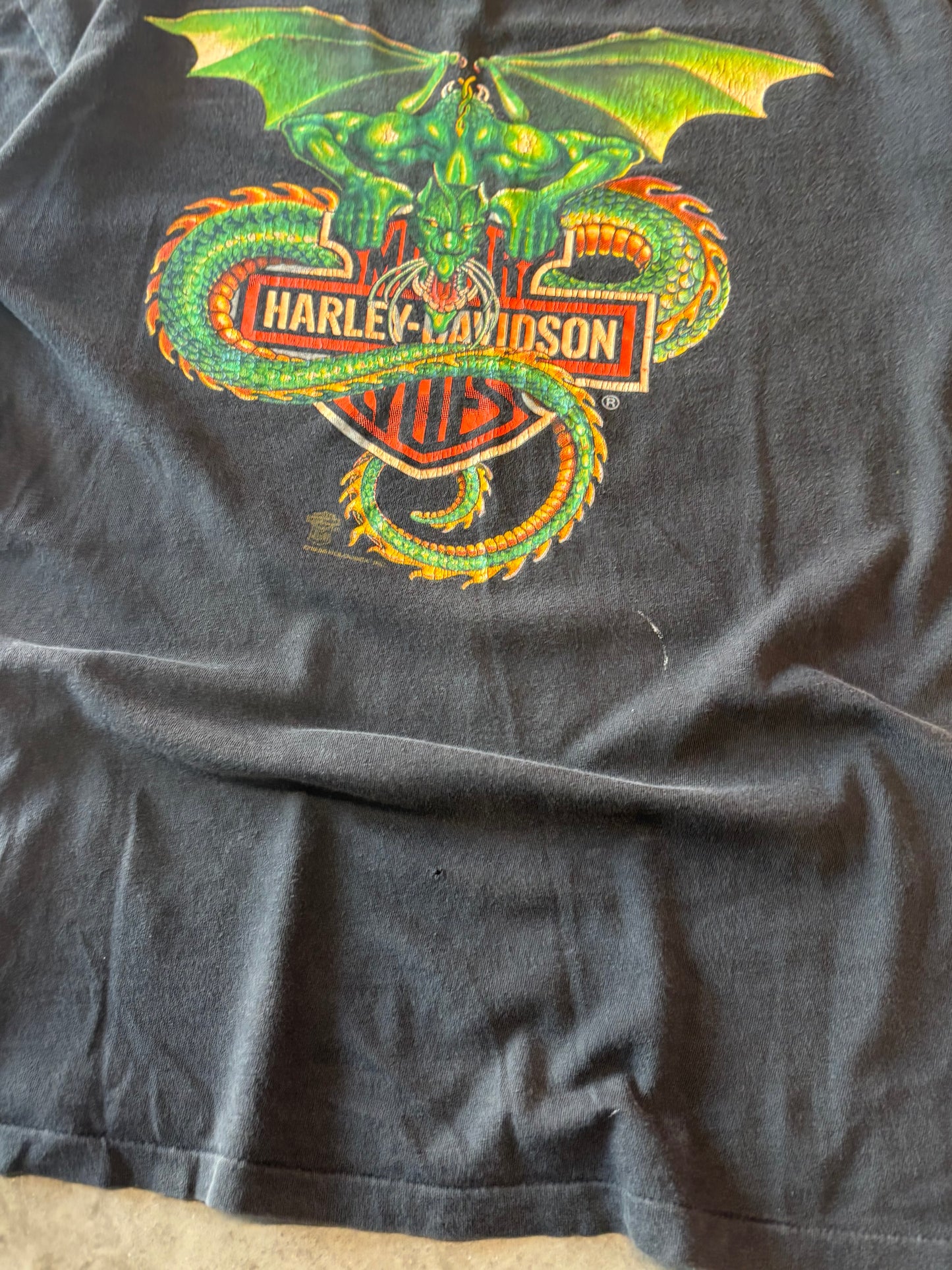 Vintage Harley Davidson gargoyle shirt size XL
