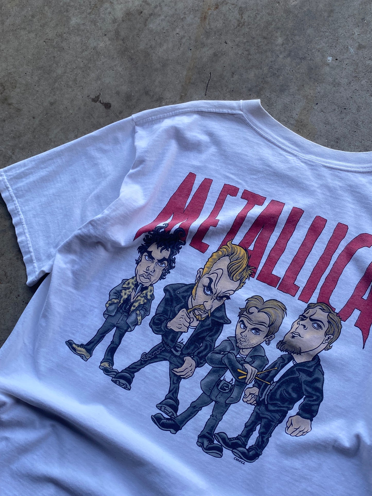 Vintage Metallica 1996 Cartoon shirt  size extra large