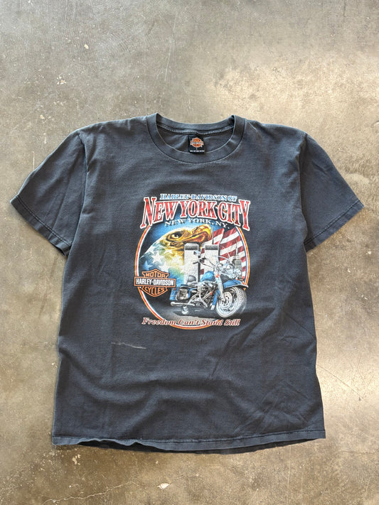 Vintage Harley Davidson Twin Towers NYC shirt size large