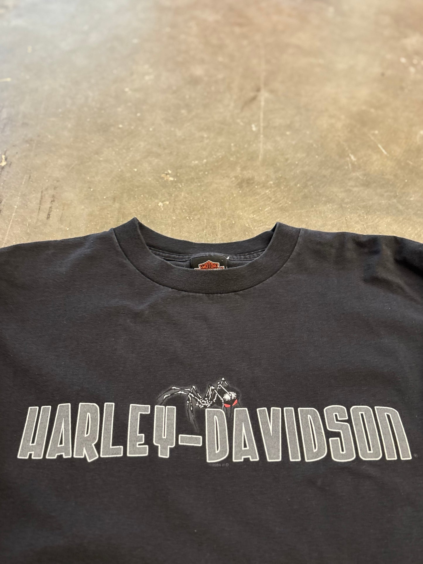 Vintage Harley Davidson Spiderweb long sleeve size xl