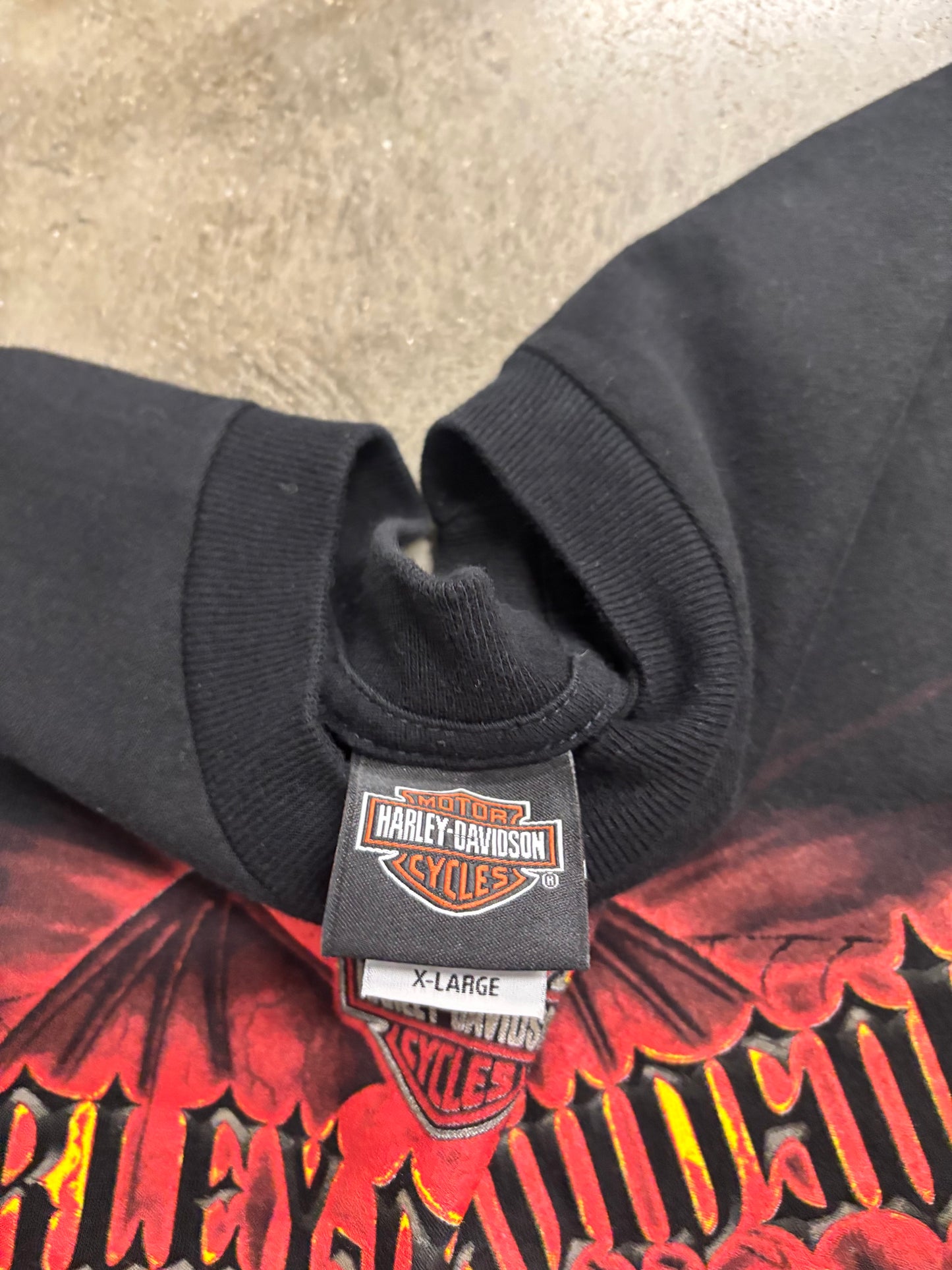 Vintage Harley Davidson Batwing web shirt size extra large