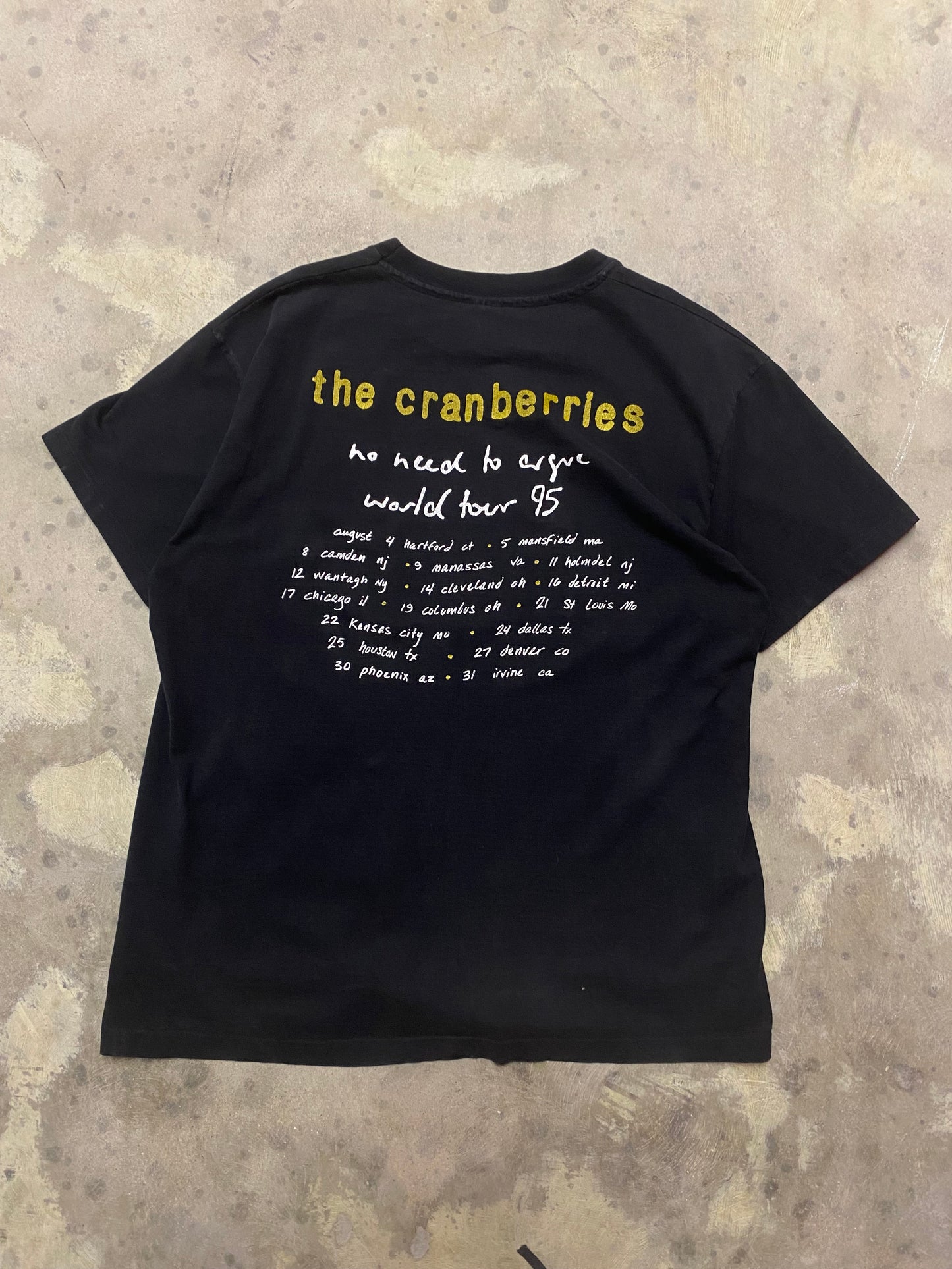Vintage The Cranberries no need to care shirt size extra large