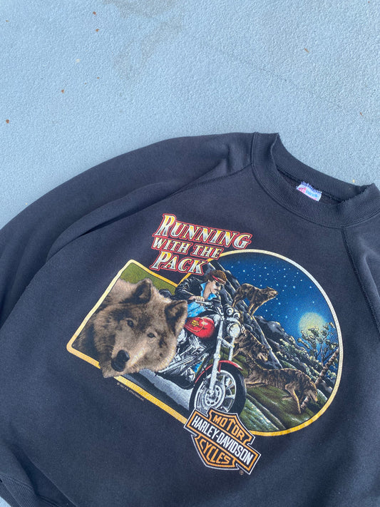 Vintage Harley Davidson Leader of the Pack sweatshirt size XL