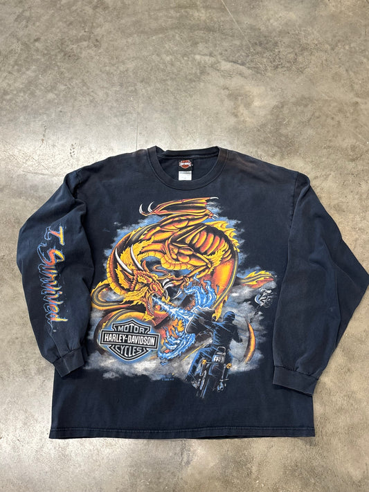 Harley Davidson Smokey Mountain long sleeve size xxl