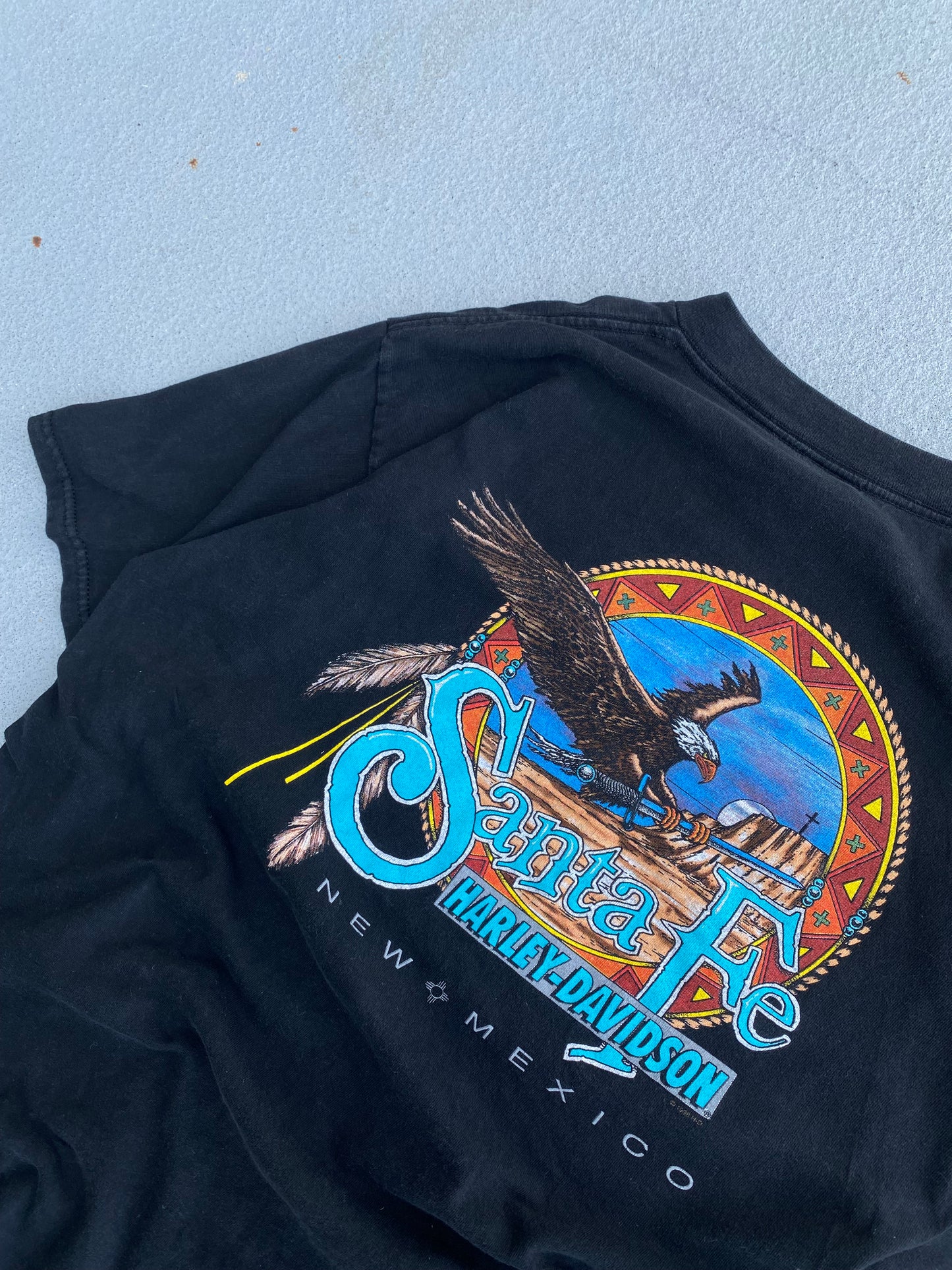 Vintage Harley Davidson Lightning Eagle shirt Size XL